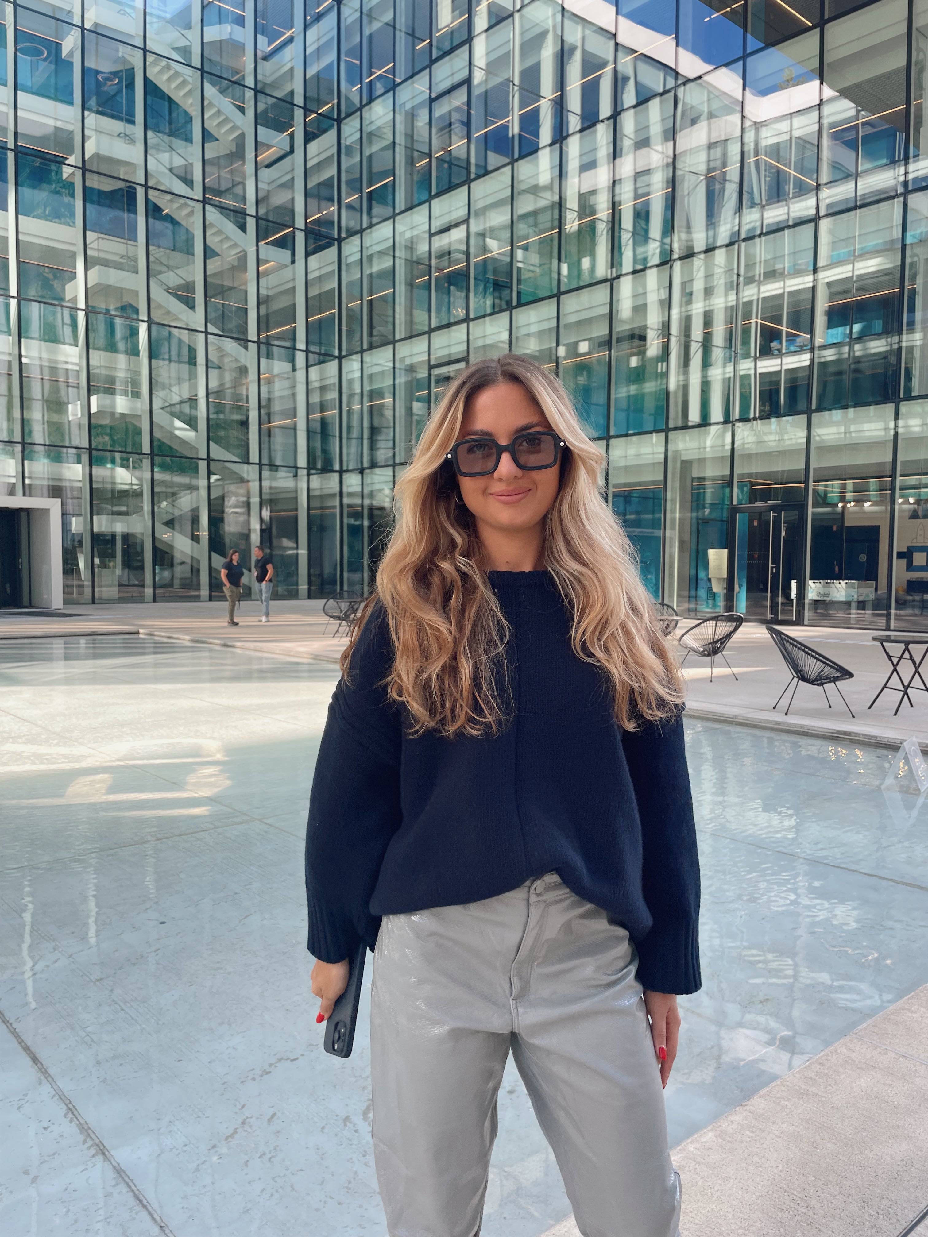 100% Merino Vilnos Megztinis Tamsiai Mėlyna