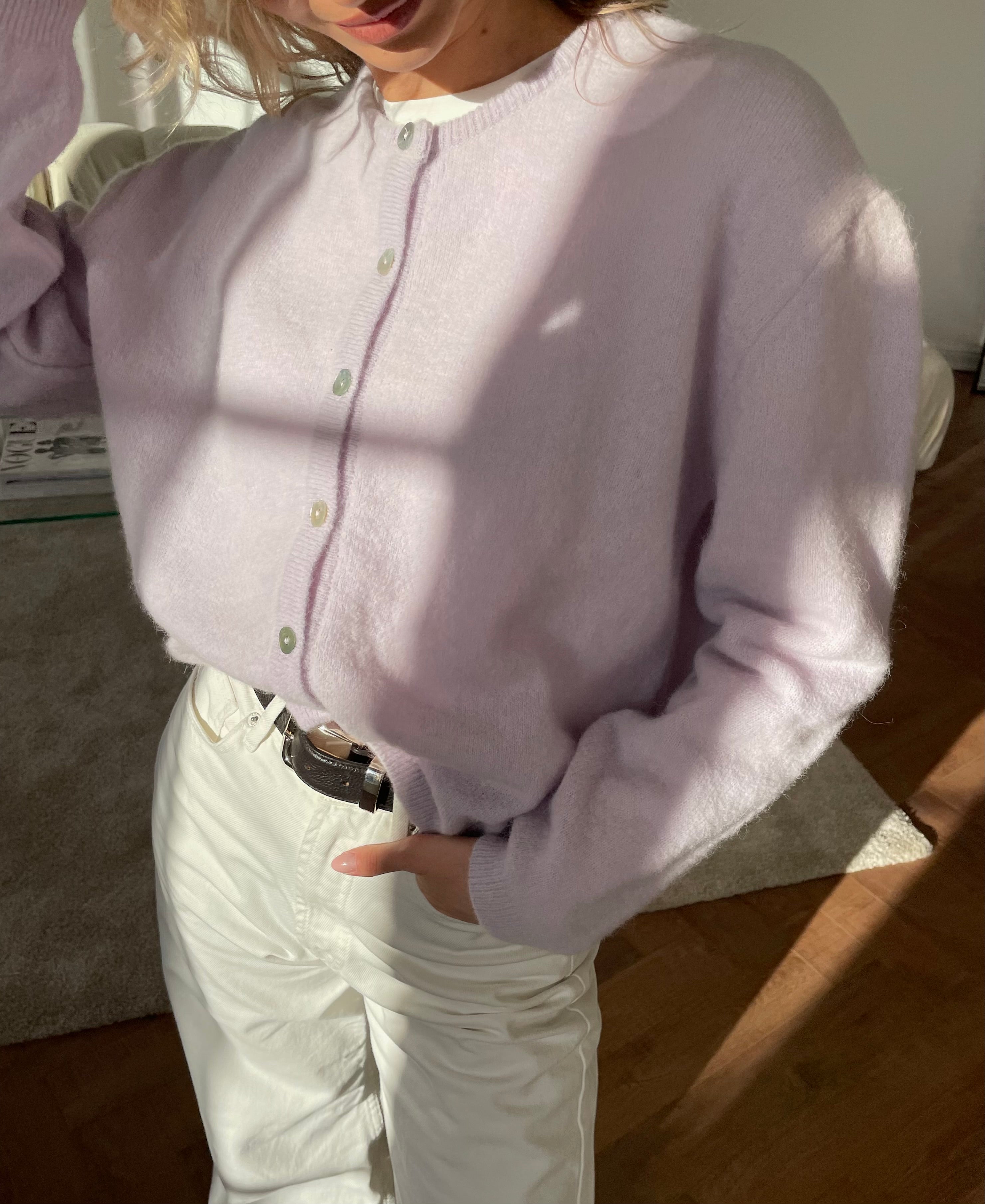 FLUFFY Alpaca Cardigan with Buttons