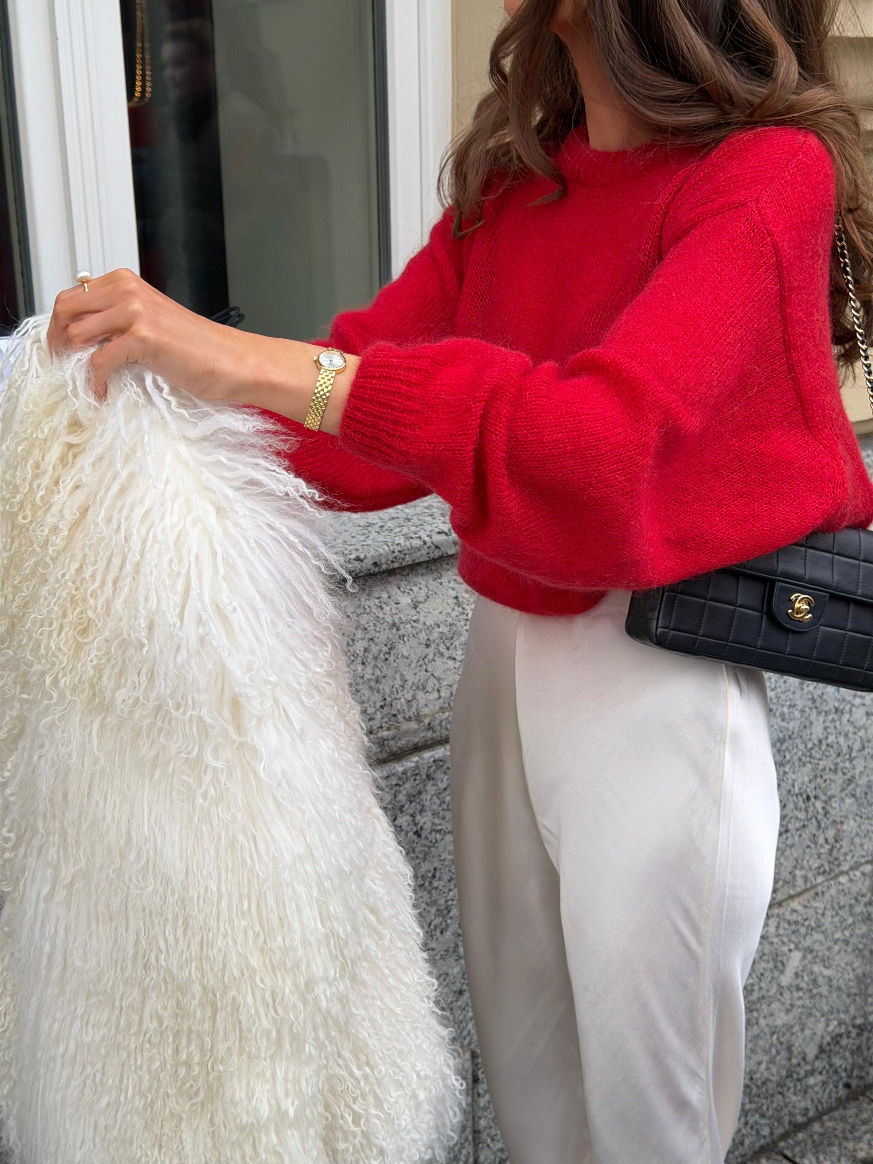 SOFT ROME Moheros ir Merino Vilnos Megztinis