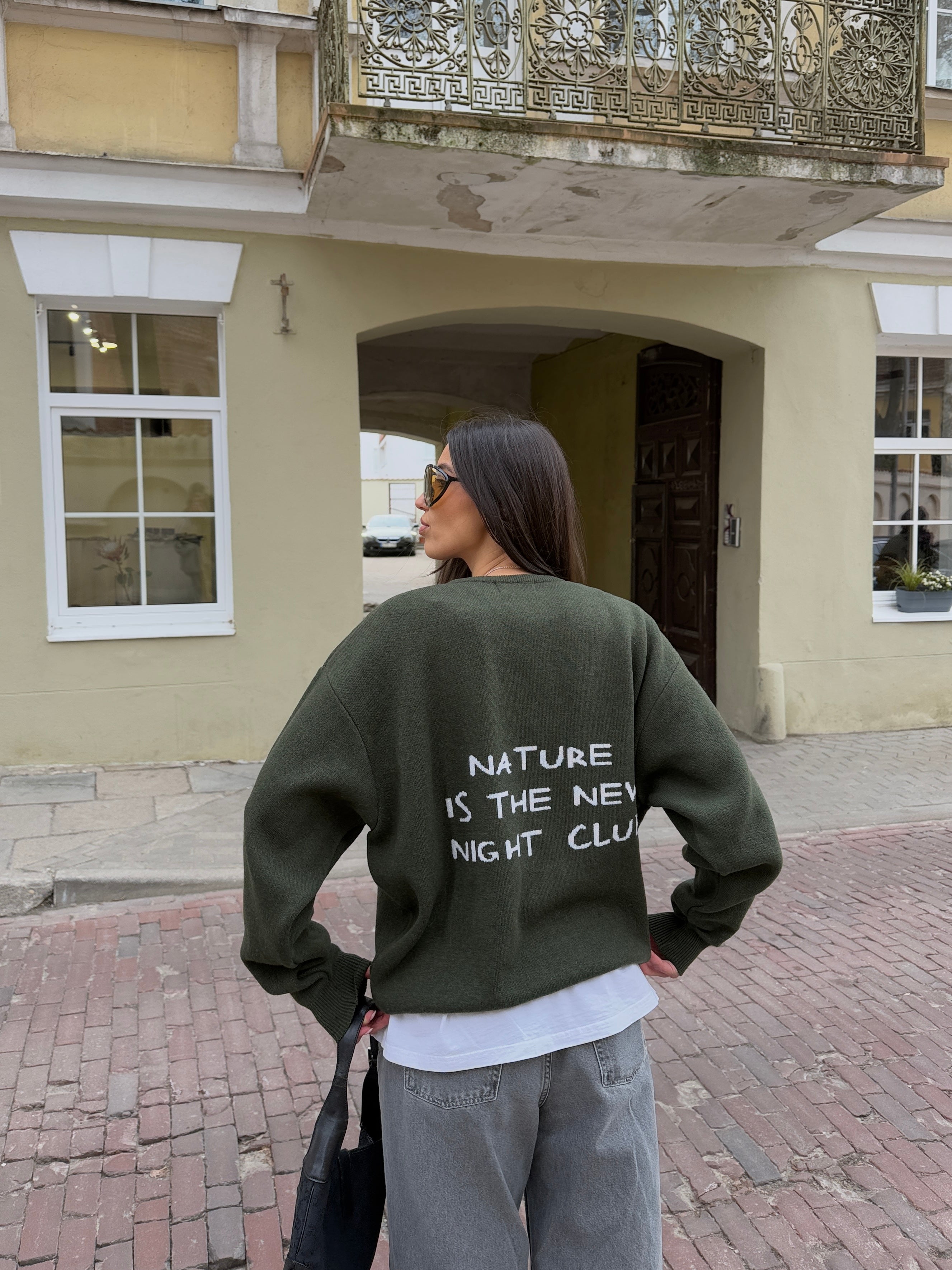 NATURE Kašmyro ir Merino Vilnos Megztinis