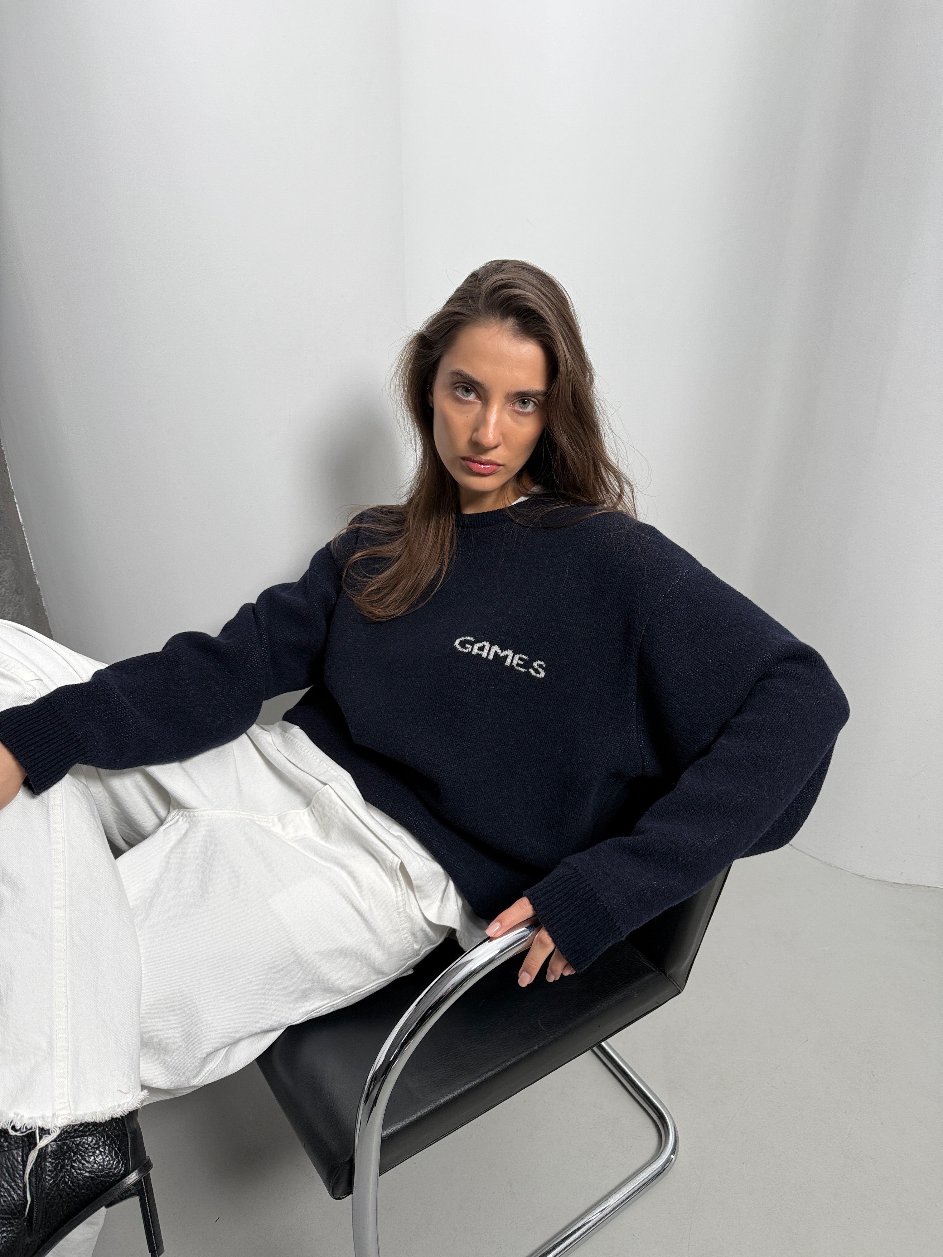 GAMES Merino Vilnos Megztinis