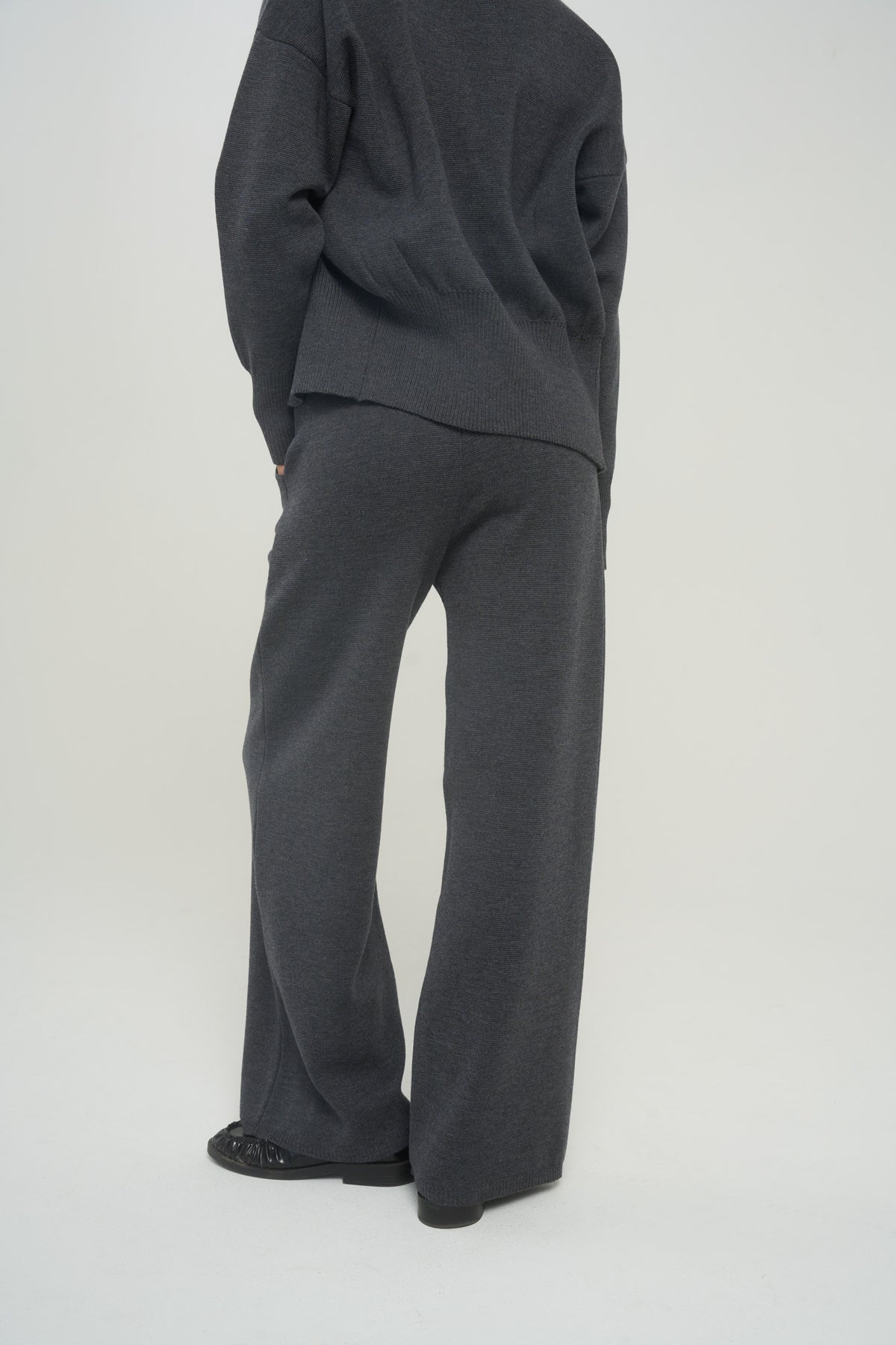 GENEVA Megztos 100% Merino Vilnos Kelnės