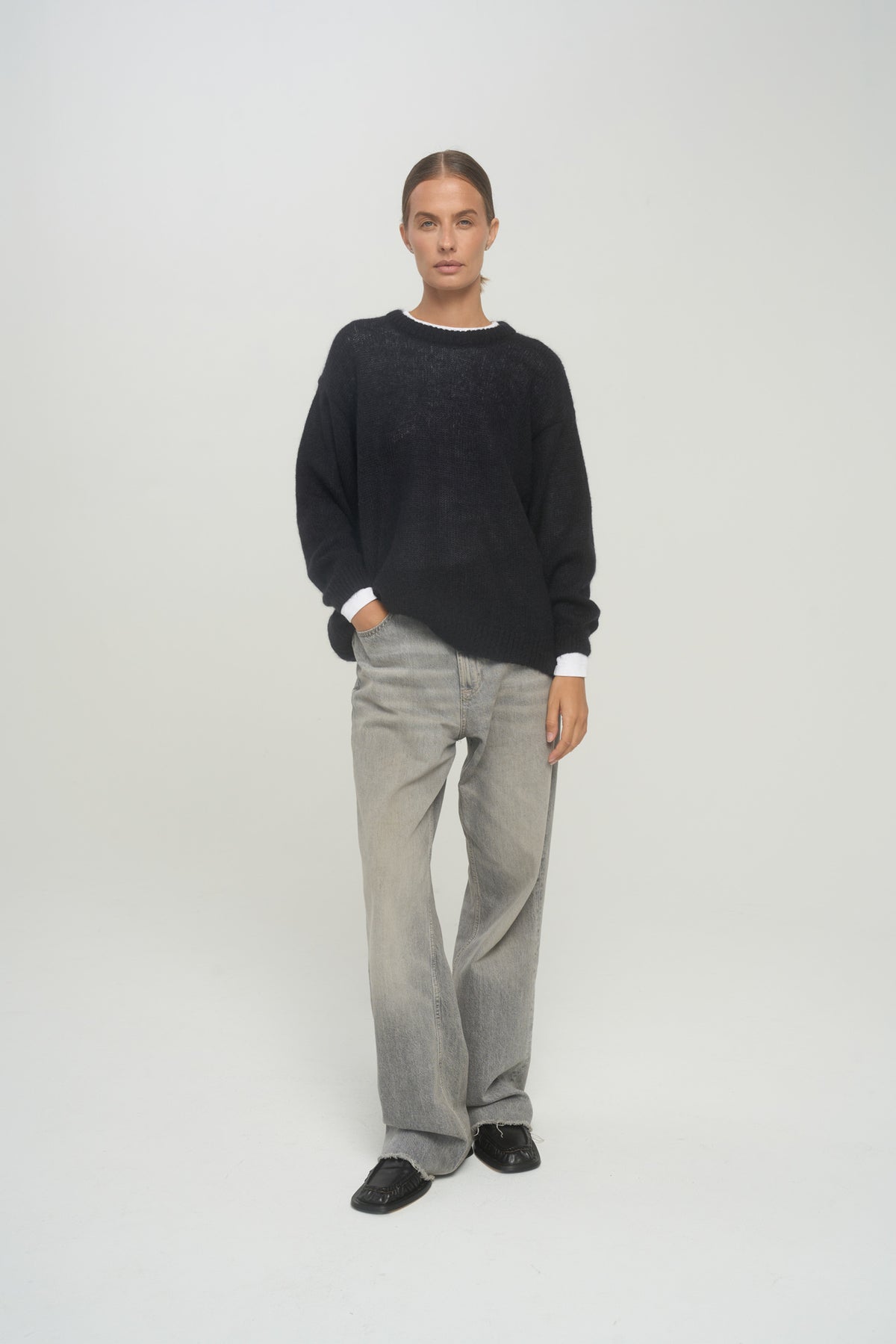 SOFT ROME Mohair and Merino Wool Sweater