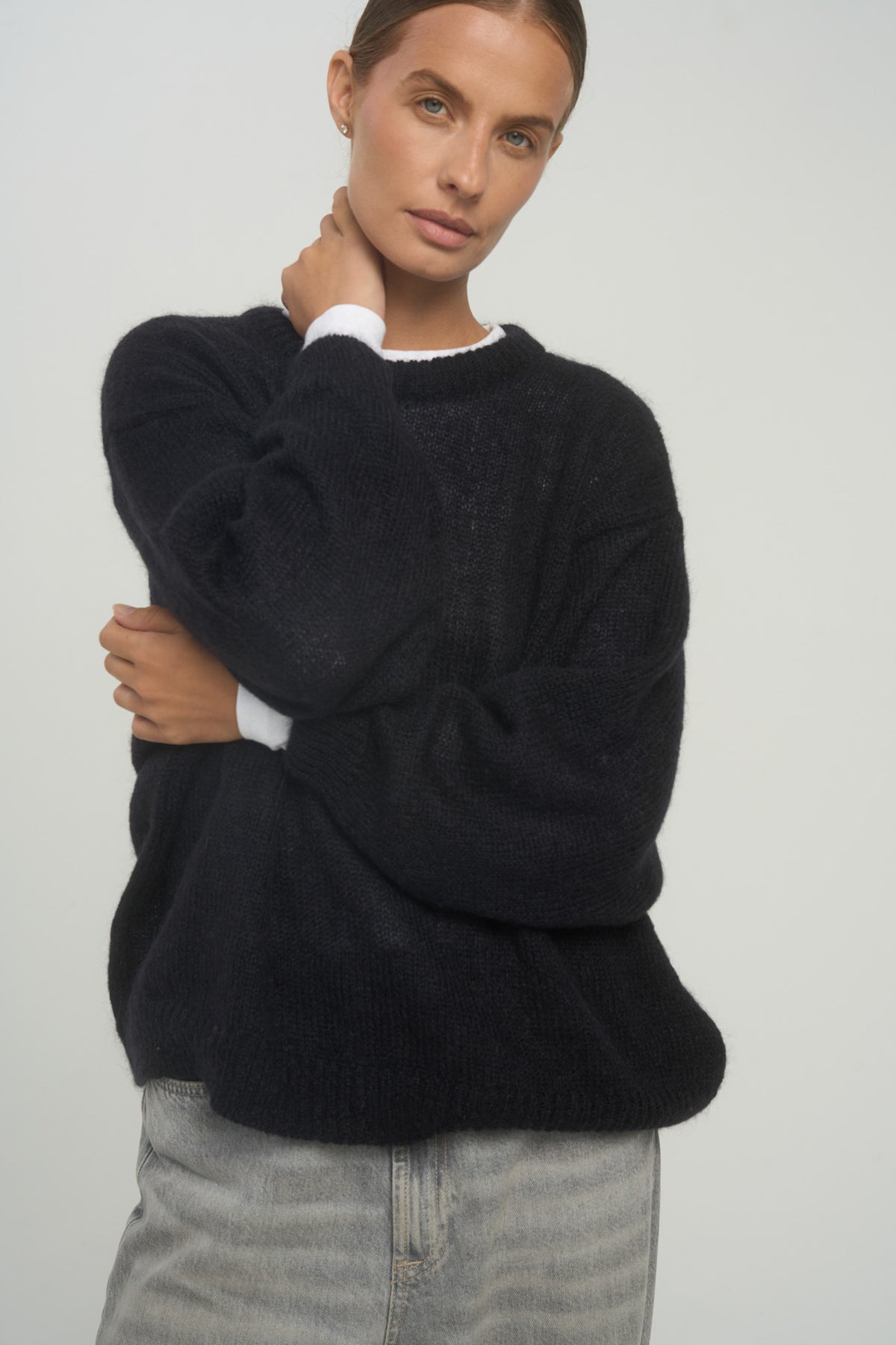 SOFT ROME Mohair and Merino Wool Sweater