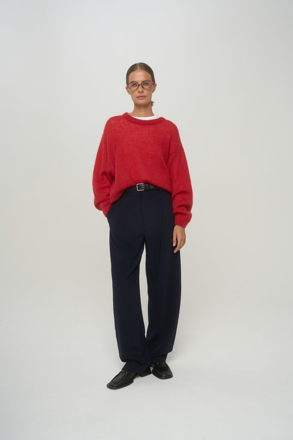 SOFT ROME Mohair and Merino Wool Sweater