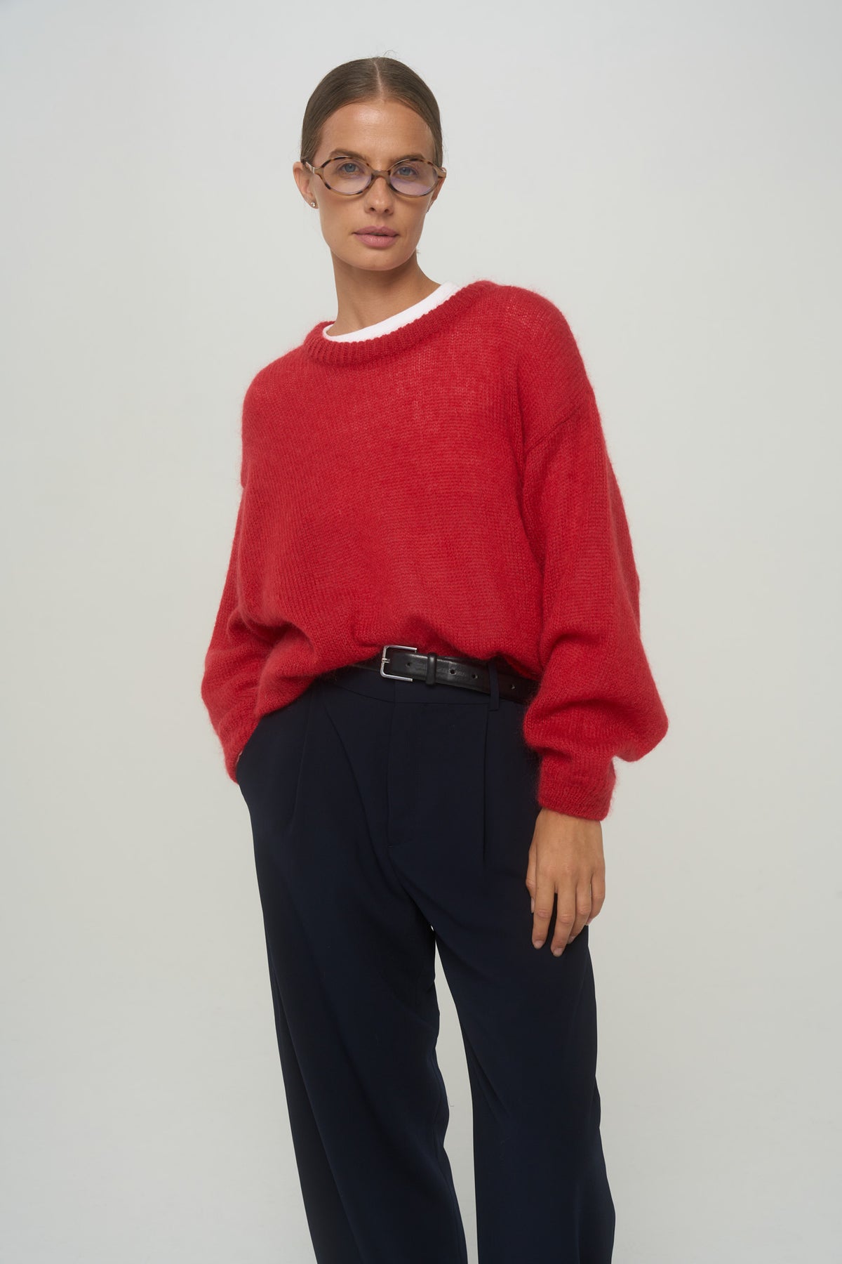 SOFT ROME Mohair and Merino Wool Sweater