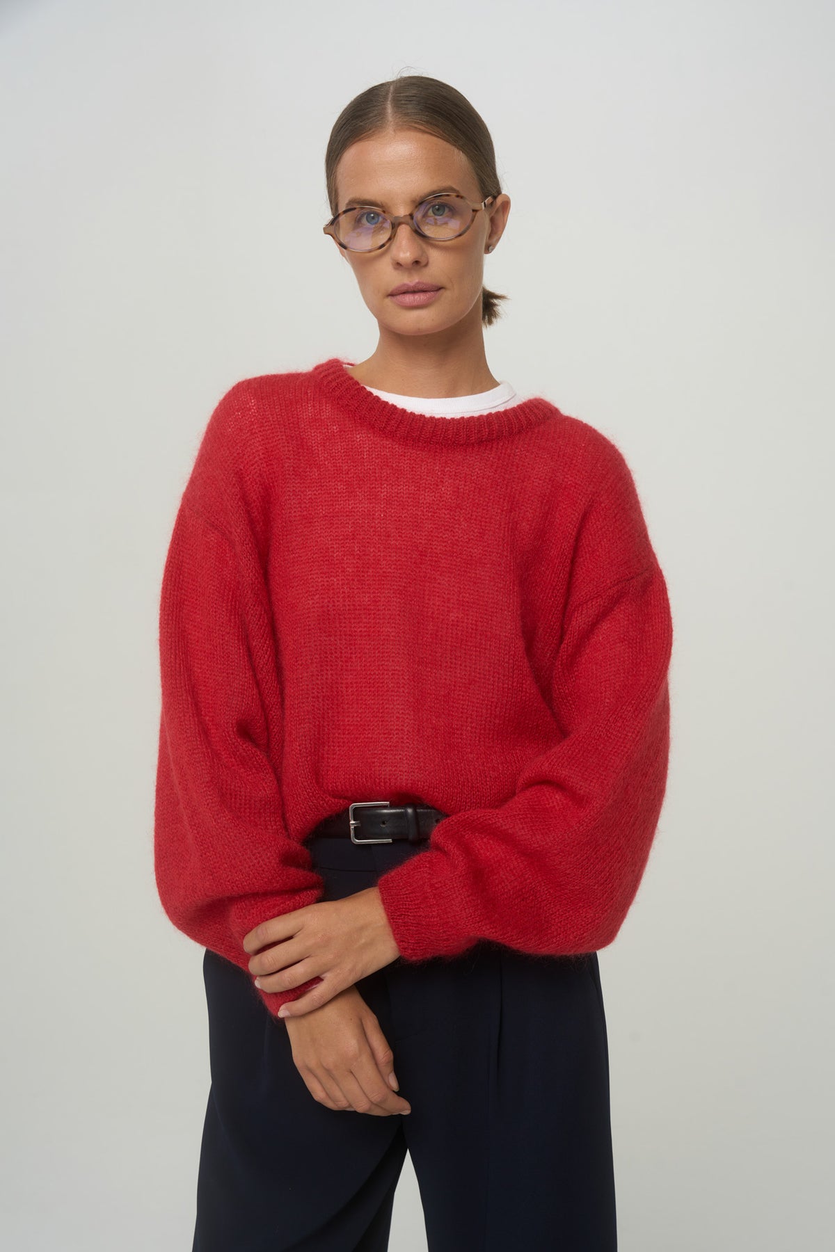 SOFT ROME Mohair and Merino Wool Sweater