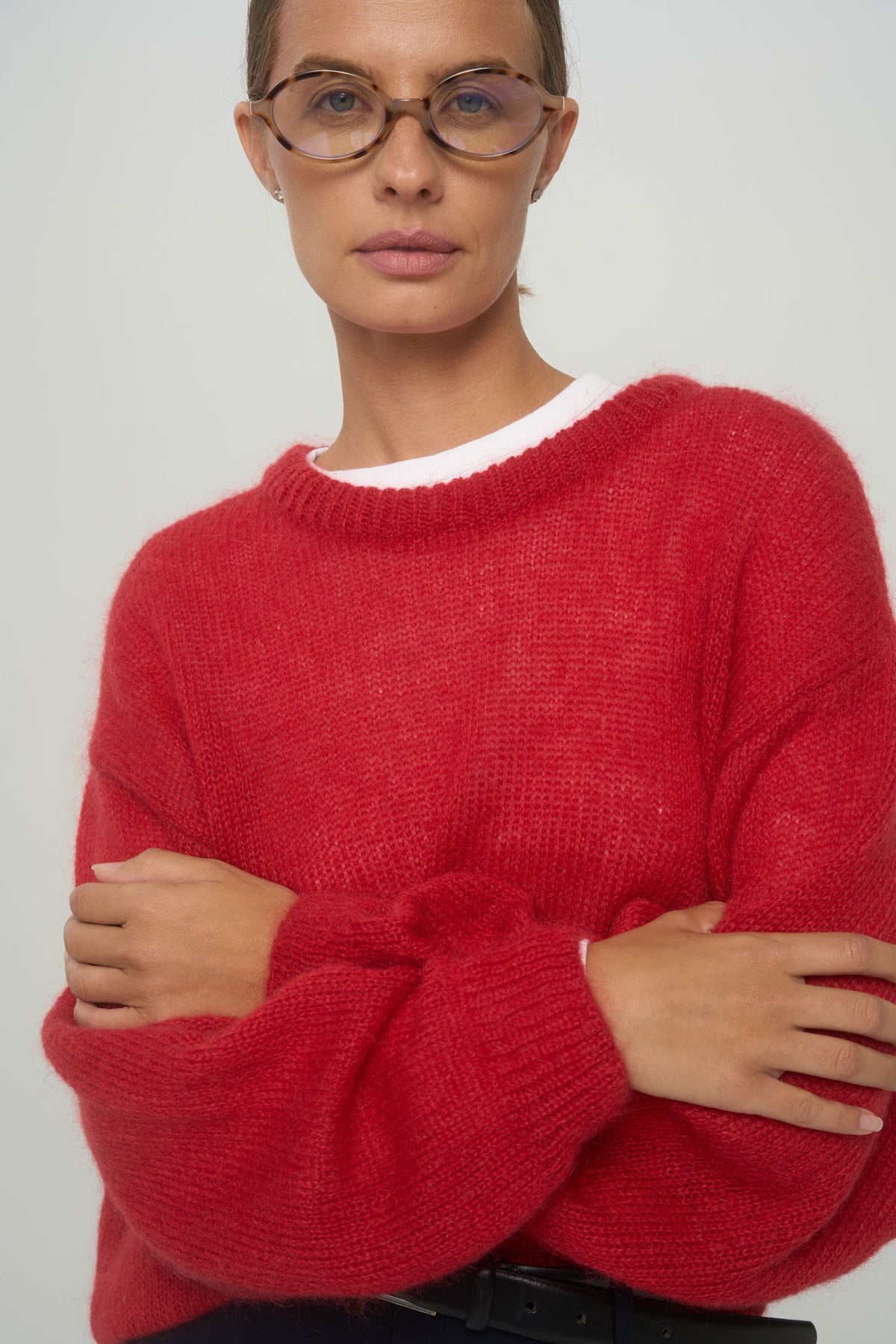SOFT ROME Mohair and Merino Wool Sweater