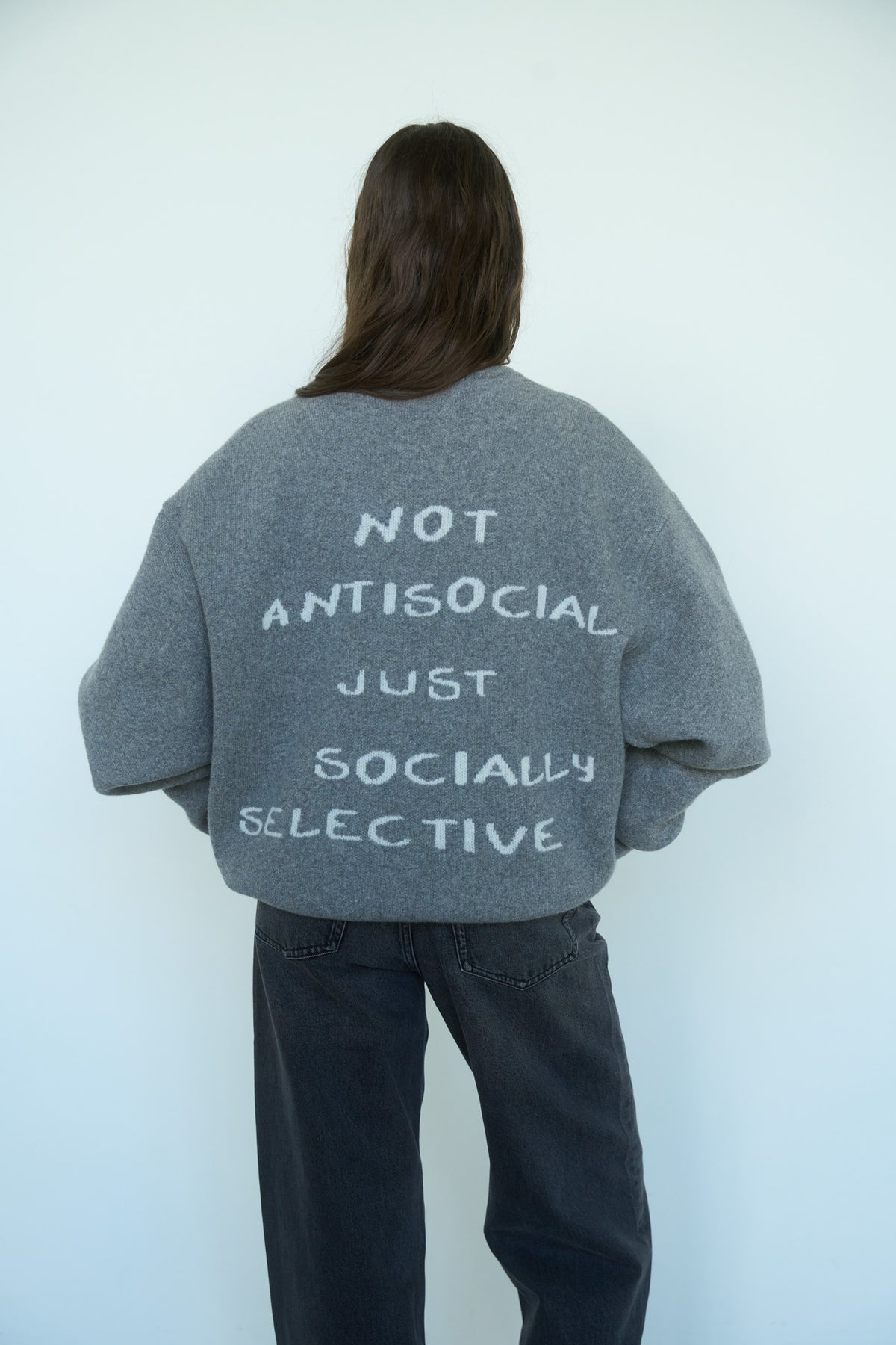 ANTISOCIAL 100% Merino Wool Jumper