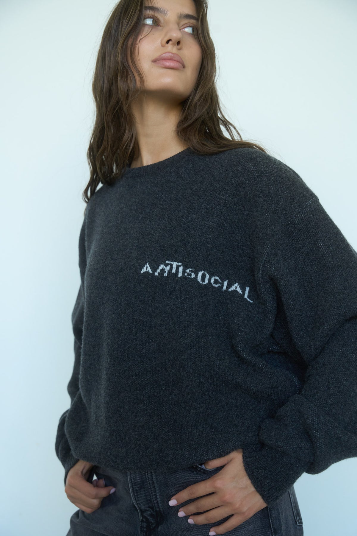ANTISOCIAL 100% Merino Wool Jumper