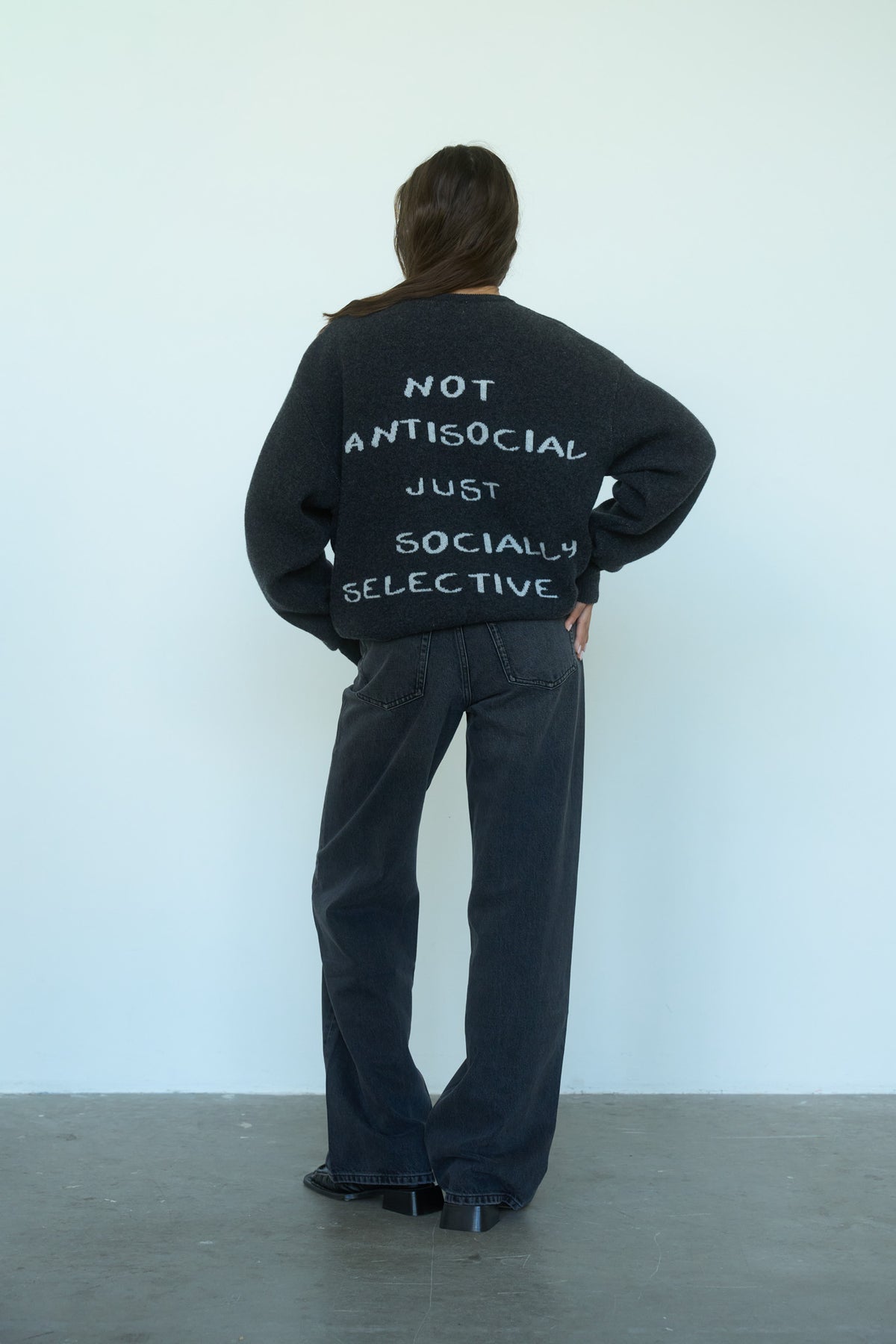 ANTISOCIAL 100% Merino Wool Jumper