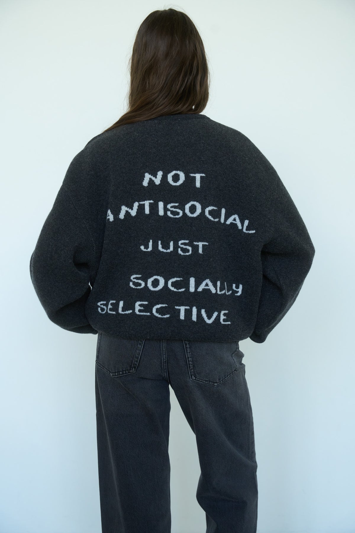 ANTISOCIAL 100% Merino Wool Jumper