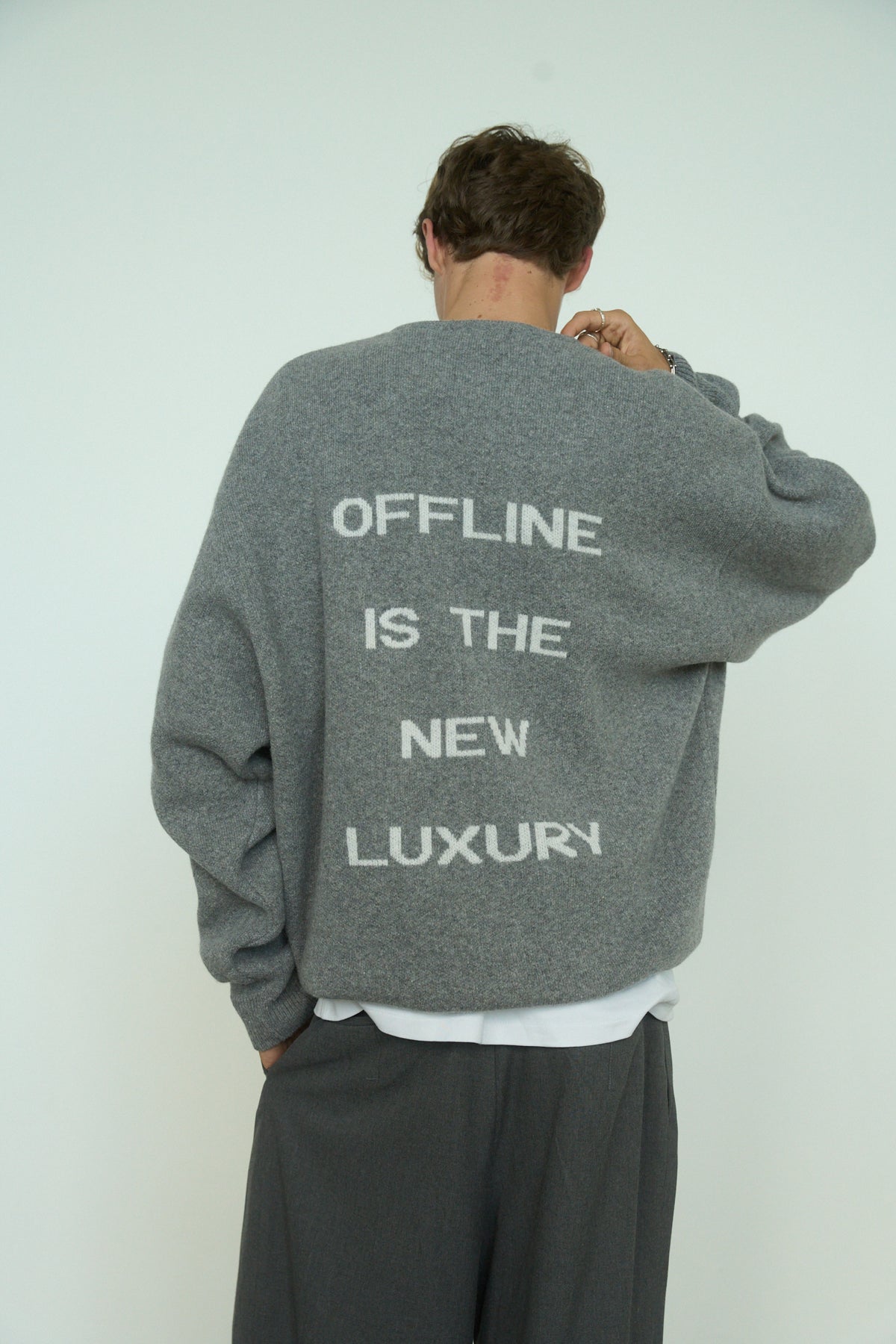 OFFLINE Merino Vilnos Megztinis