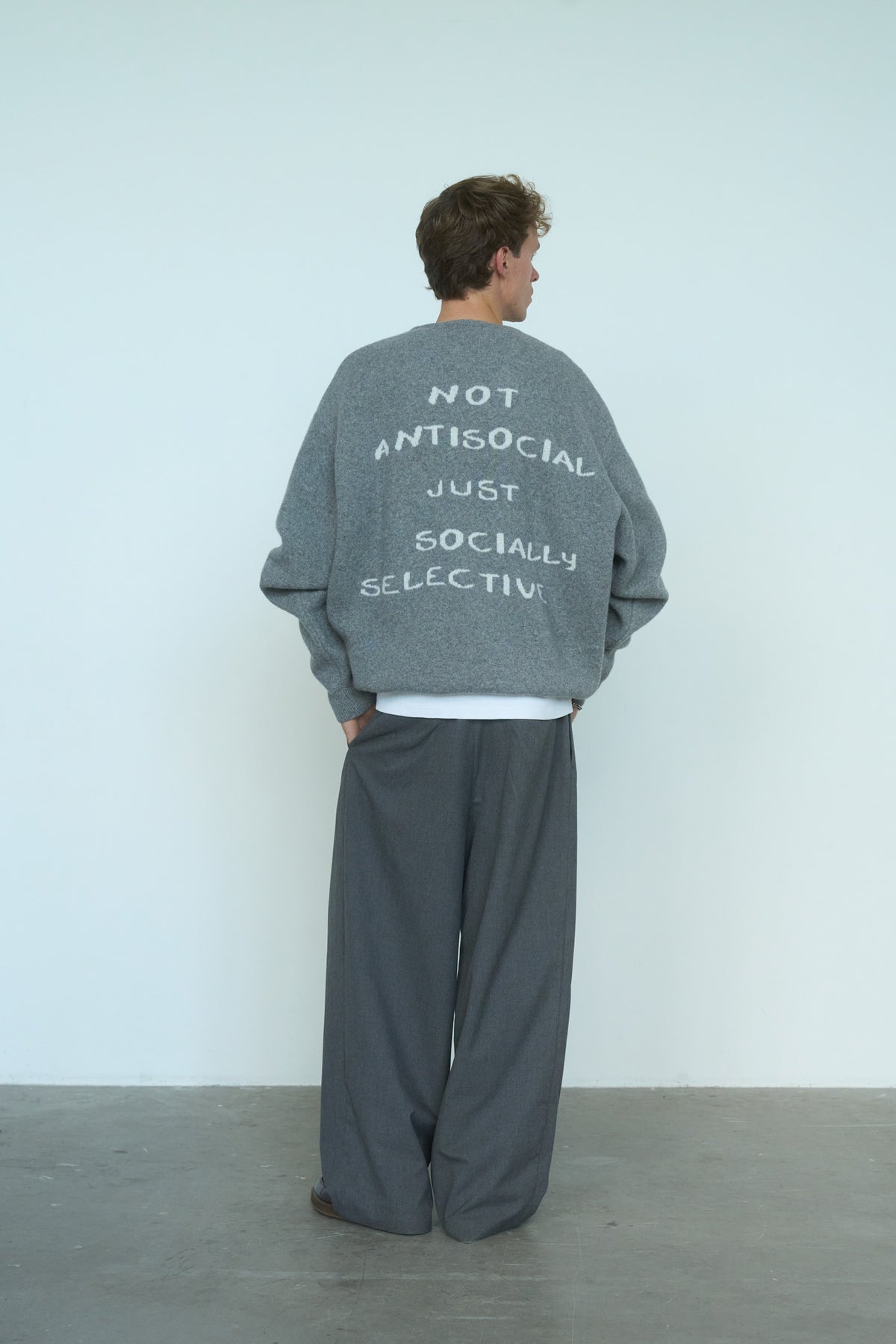 ANTISOCIAL 100% Merino Wool Jumper