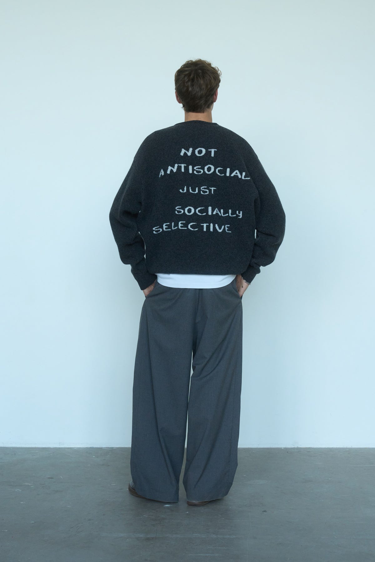 ANTISOCIAL 100% Merino Wool Jumper