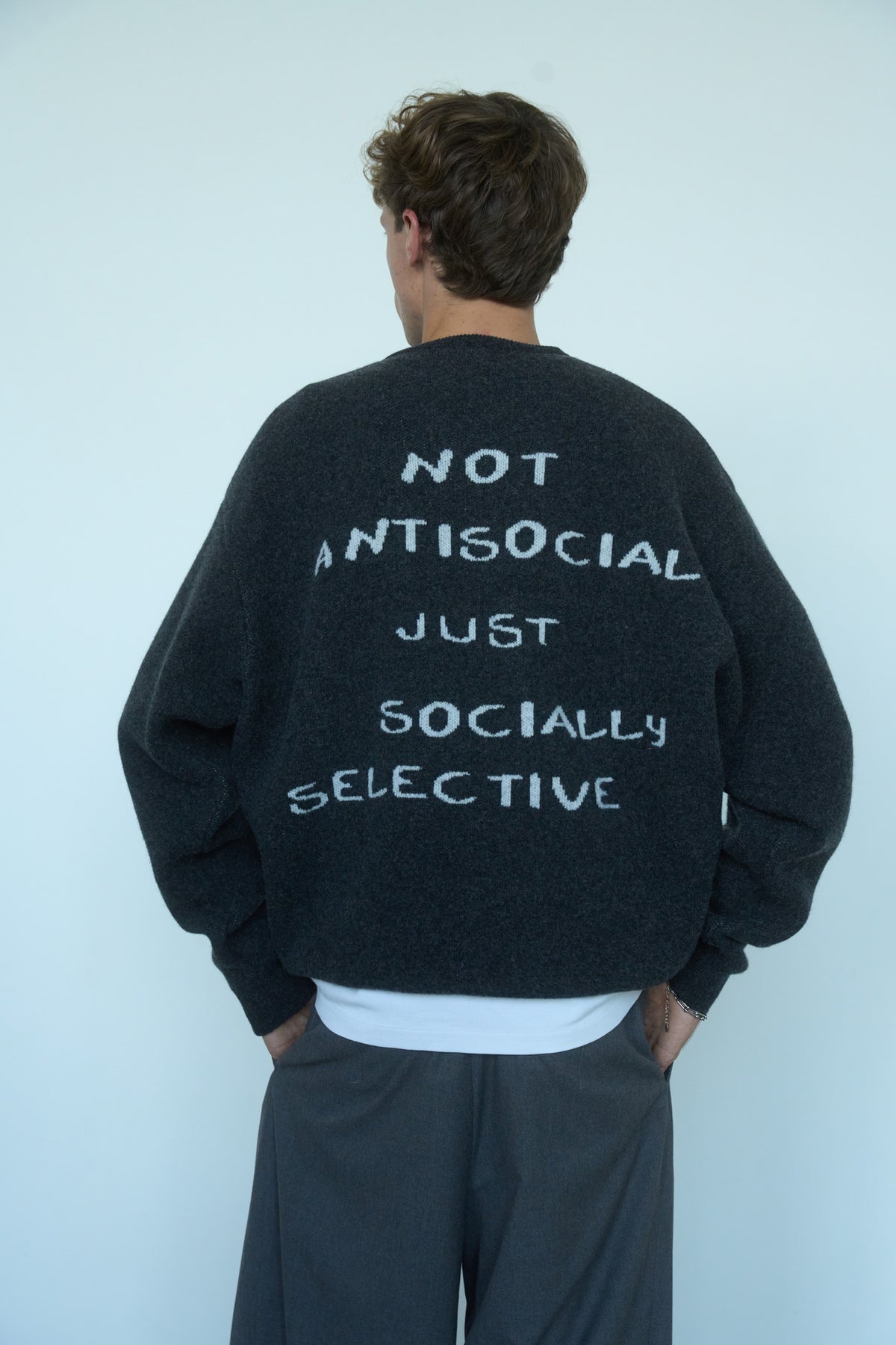 ANTISOCIAL 100% Merino Wool Jumper