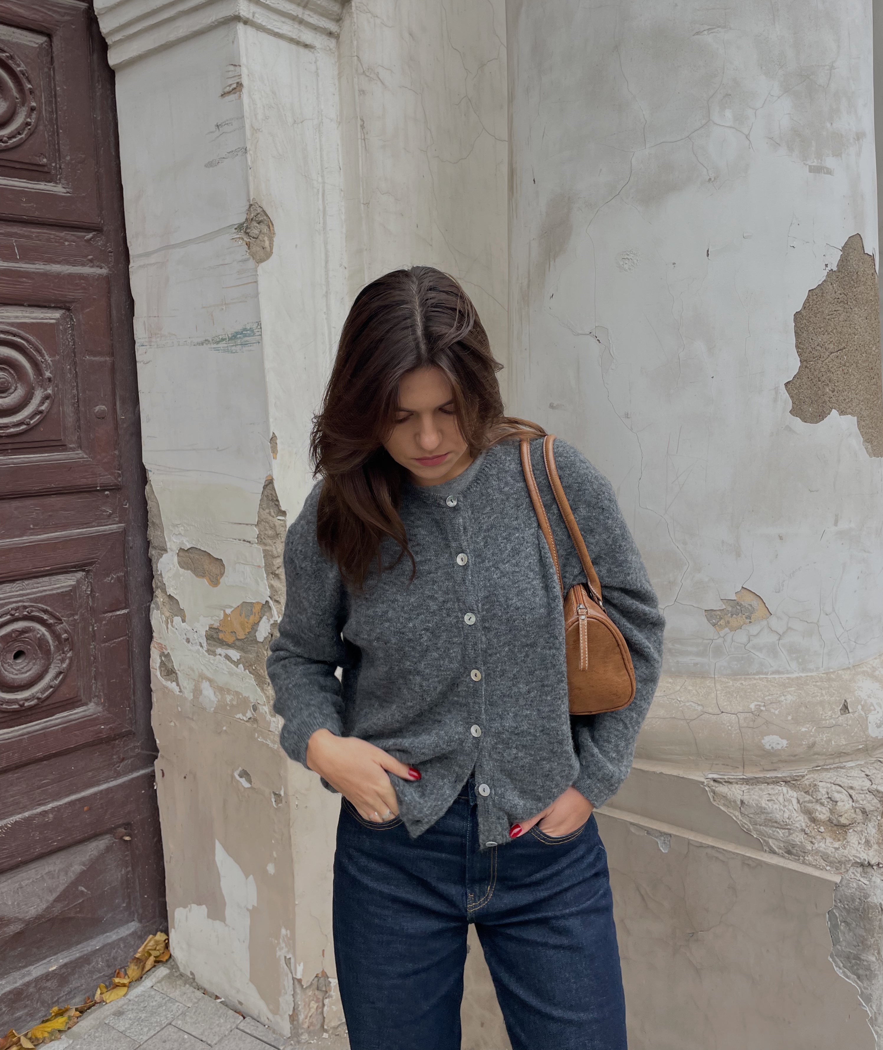 FLUFFY Alpakos Kardiganas su Sagomis