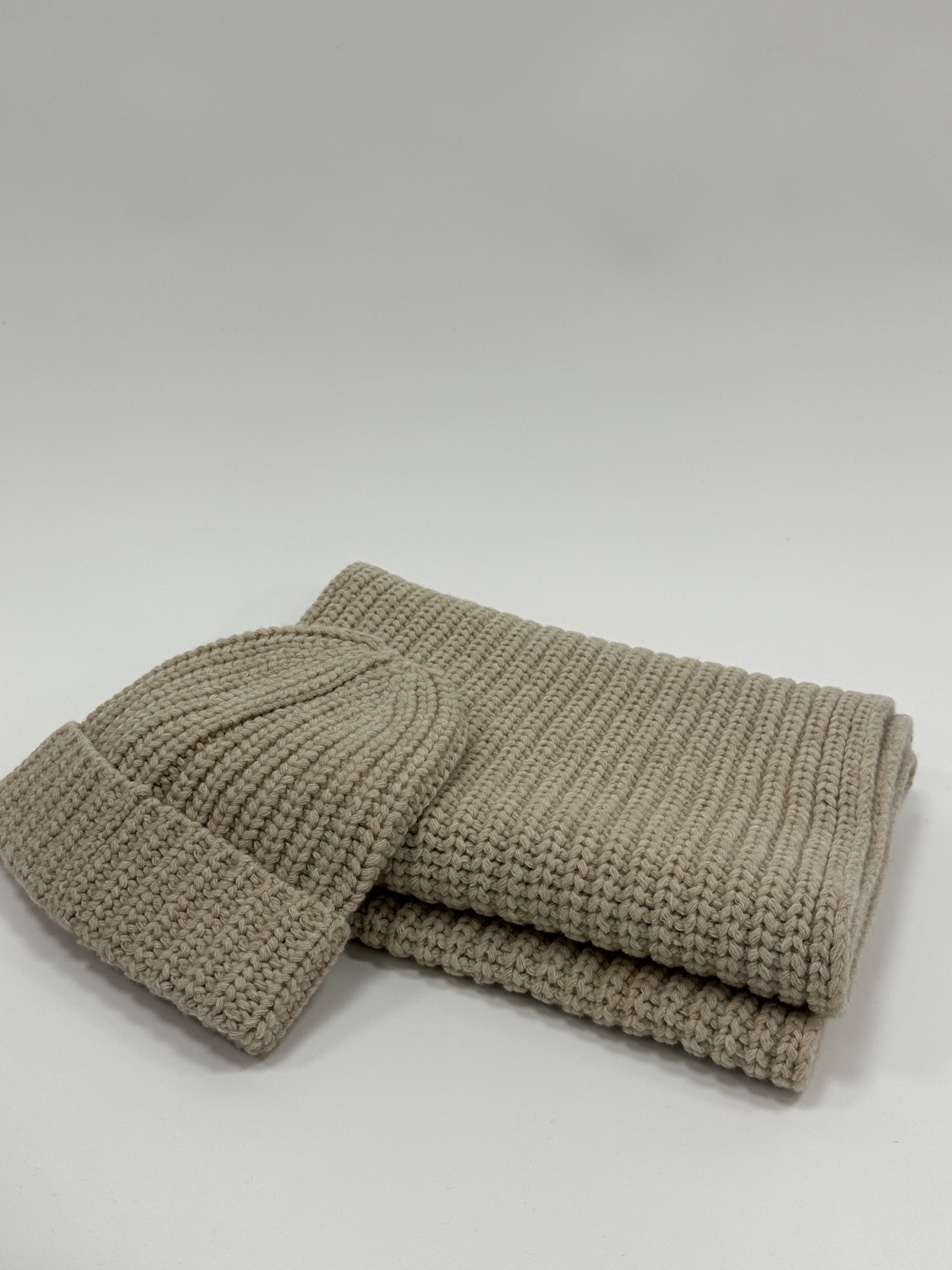 100% Merino Vilnos Šalikas Smėlio