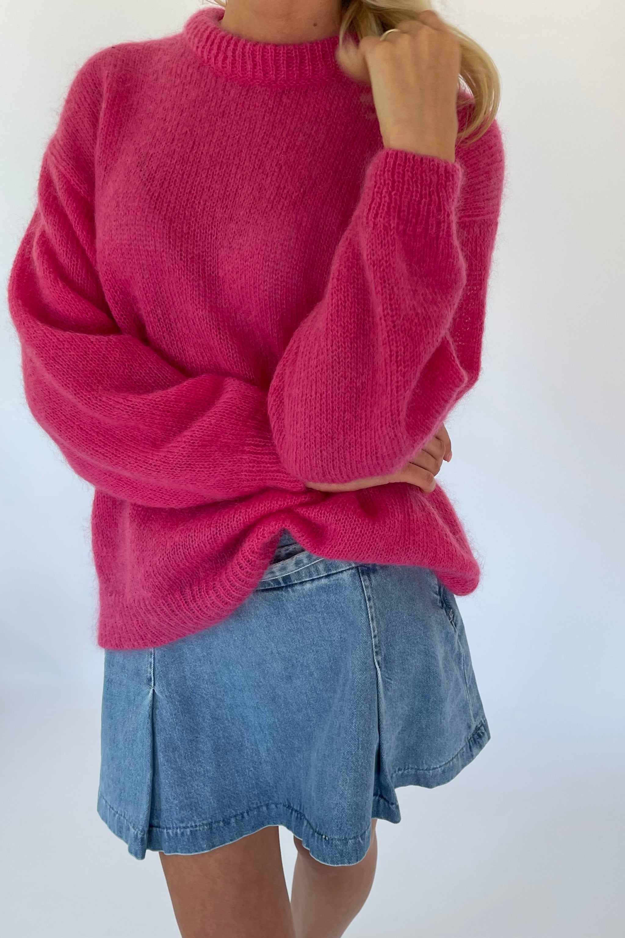 SOFT ROME Moheros ir Merino Vilnos Megztinis