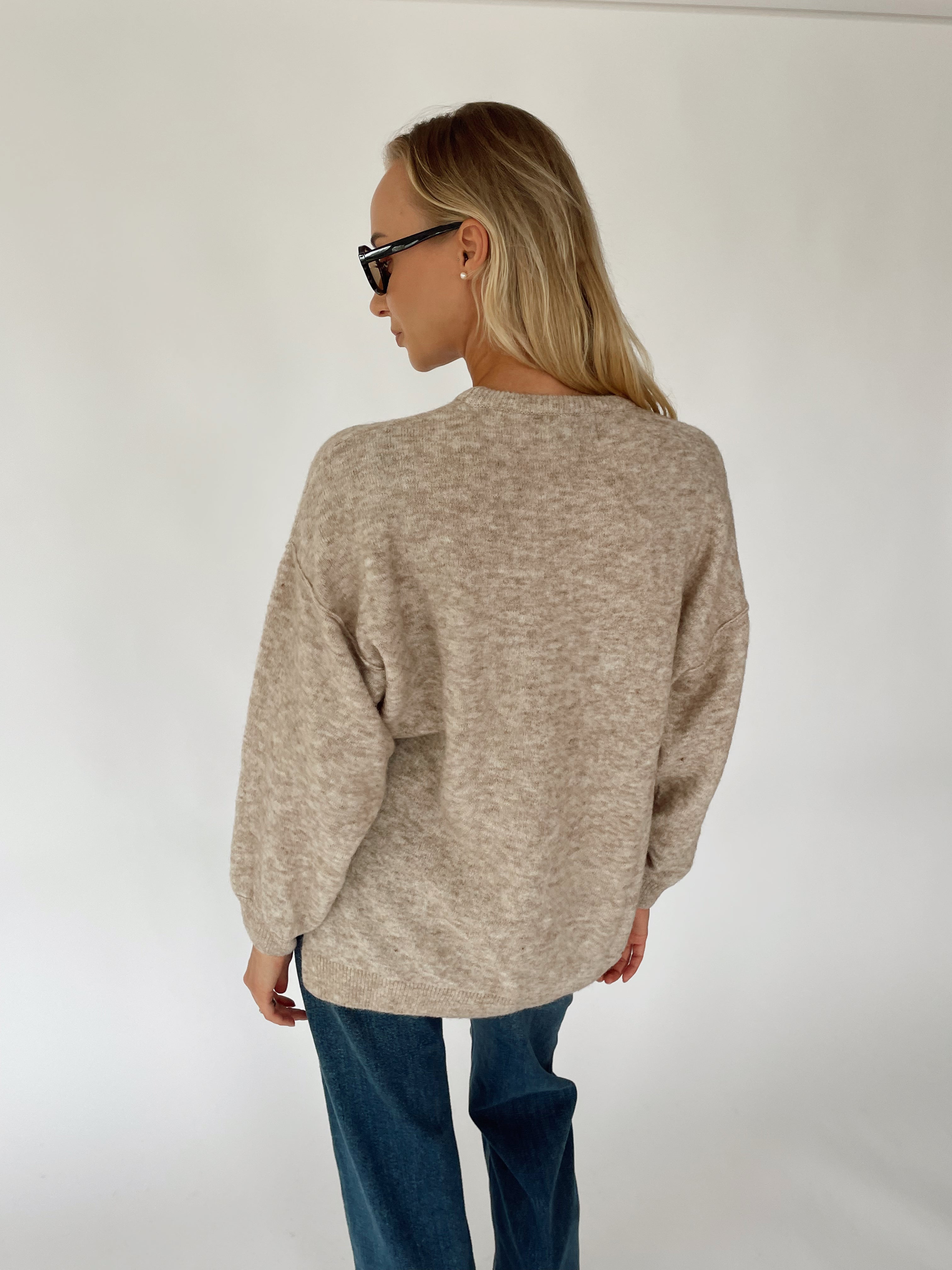 FLUFFY Alpakos ir Merino vilnos Megztinis