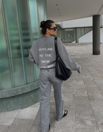 OFFLINE Merino Wool Sweater Light Grey