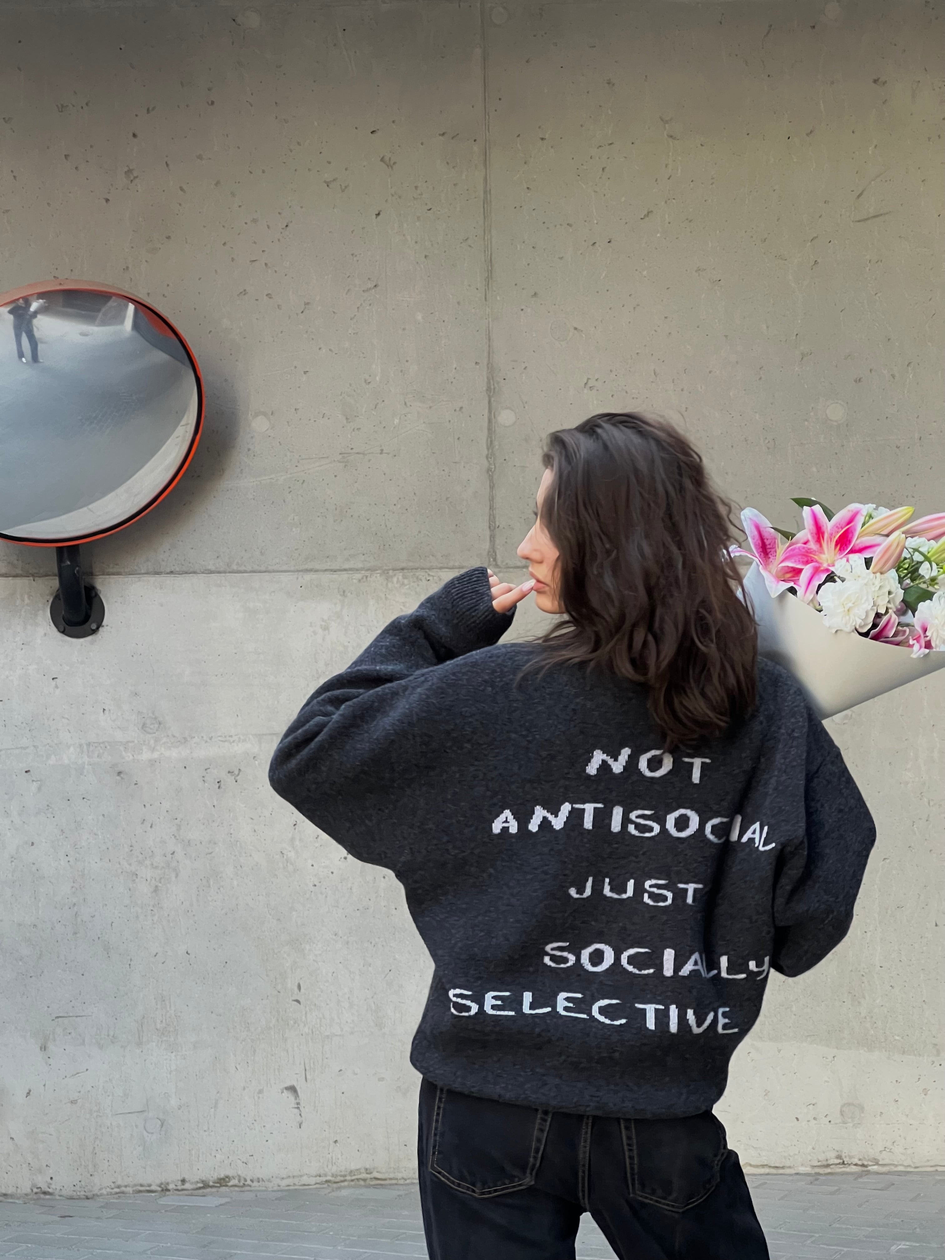 ANTISOCIAL Merino Wool Sweater
