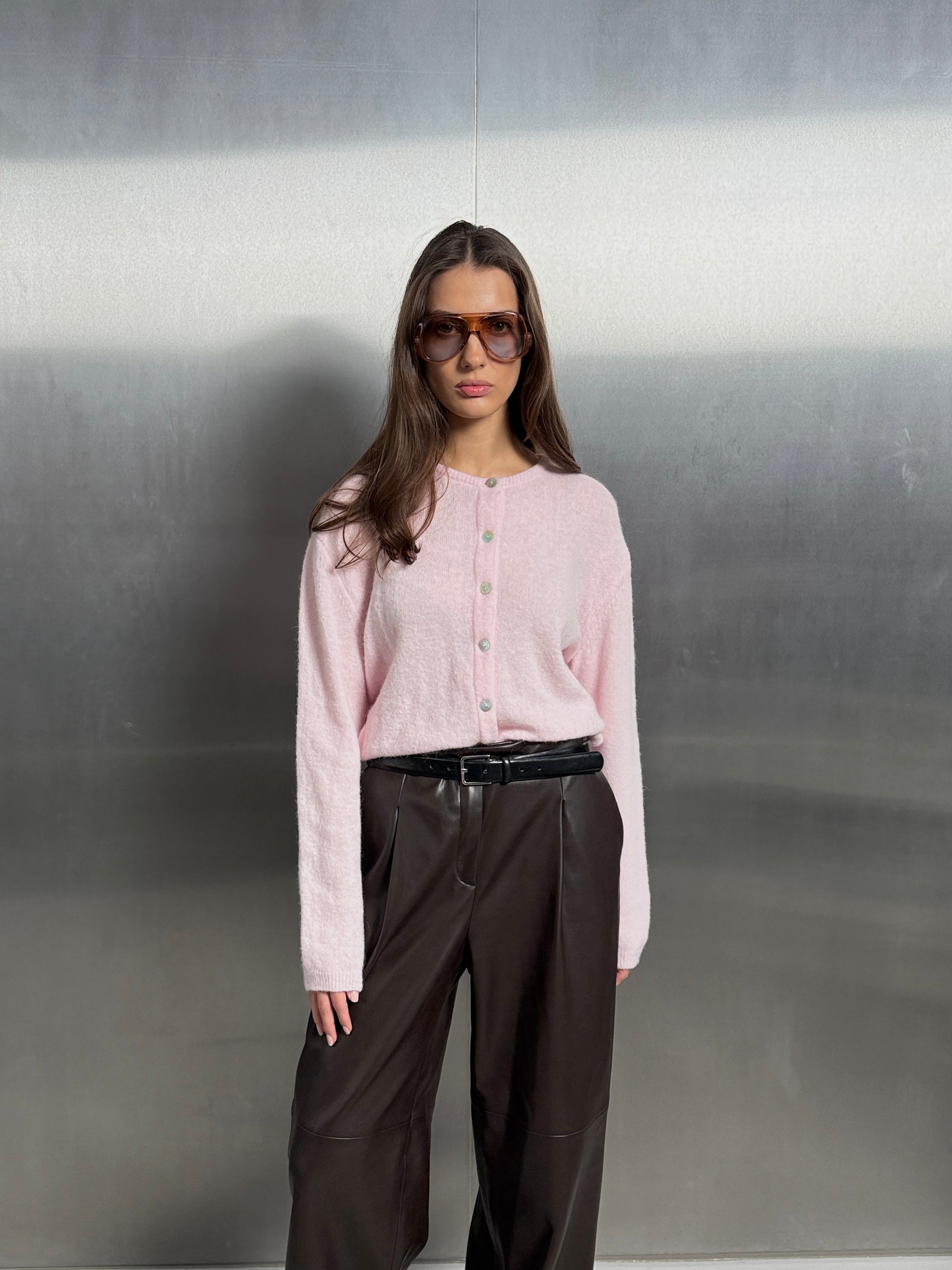 FLUFFY Alpakos Kardiganas su Sagomis