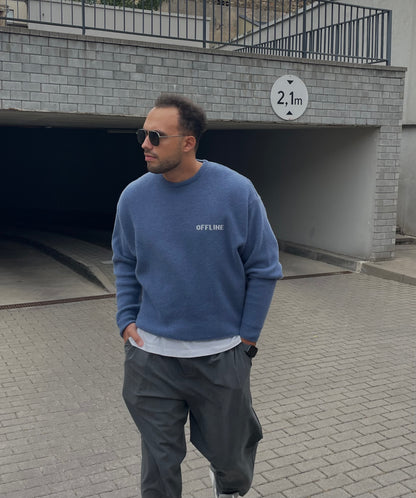 OFFLINE Merino Wool Sweater Navy Blue
