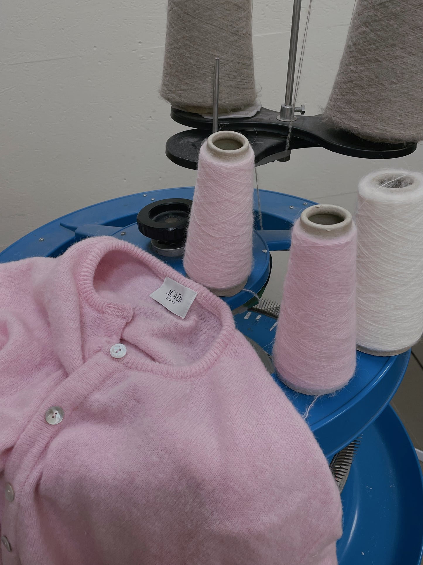 FLUFFY Alpaca Cardigan with Buttons Light Purple