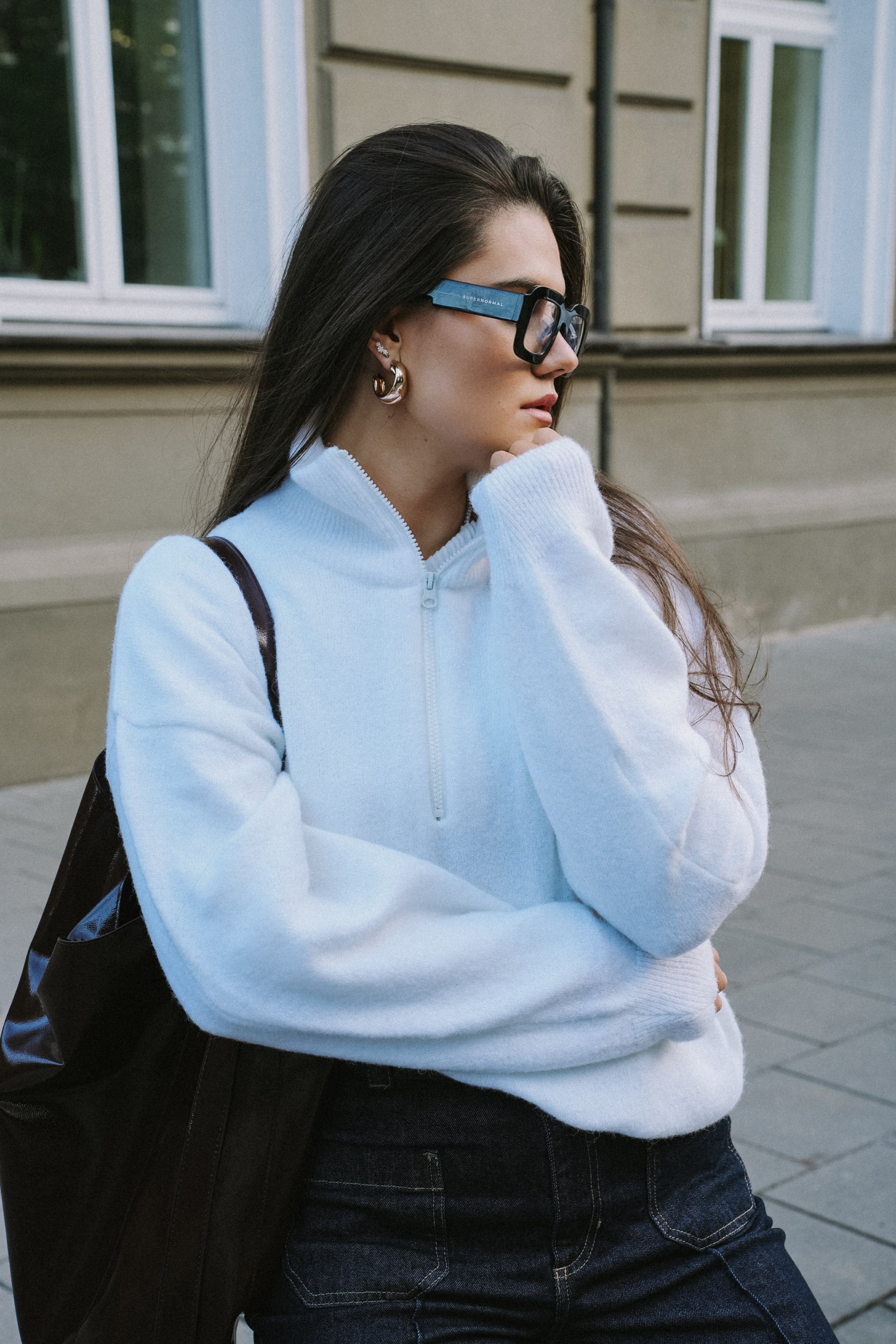 AMSTERDAM Alpaca Sweater with Zipper