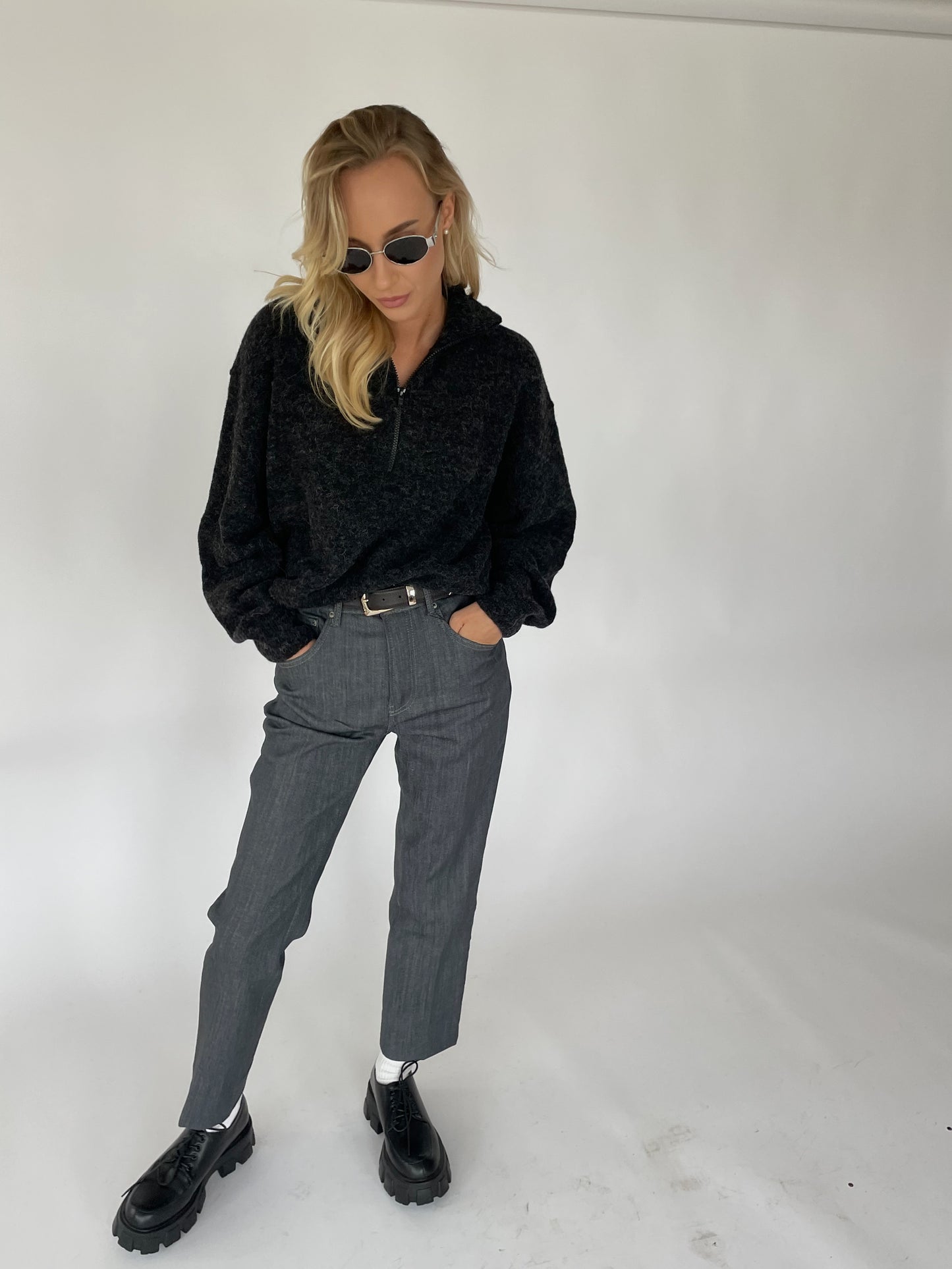 AMSTERDAM Alpaca Sweater with Zipper