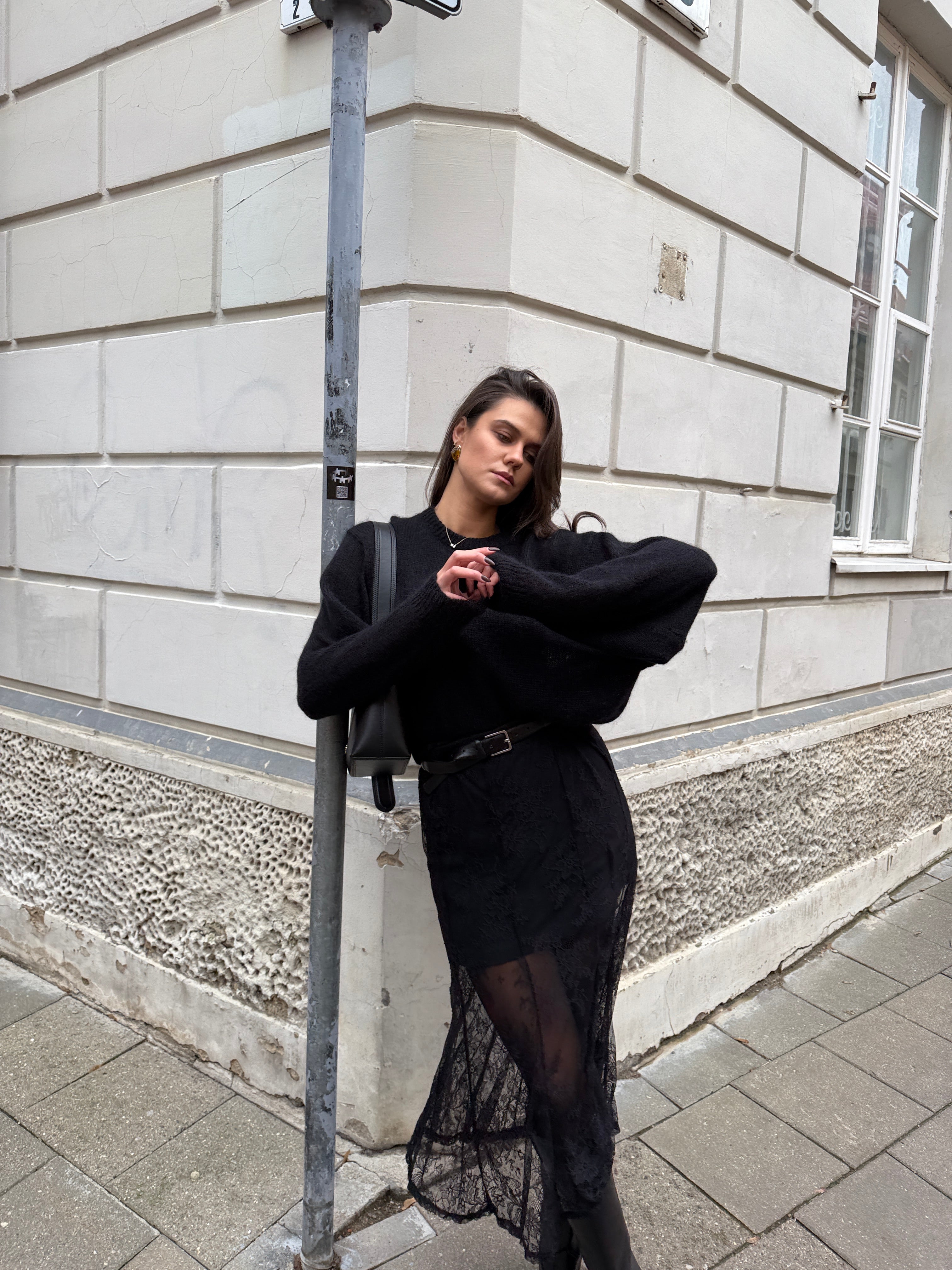 SOFT ROME Moheros ir Merino Vilnos Megztinis