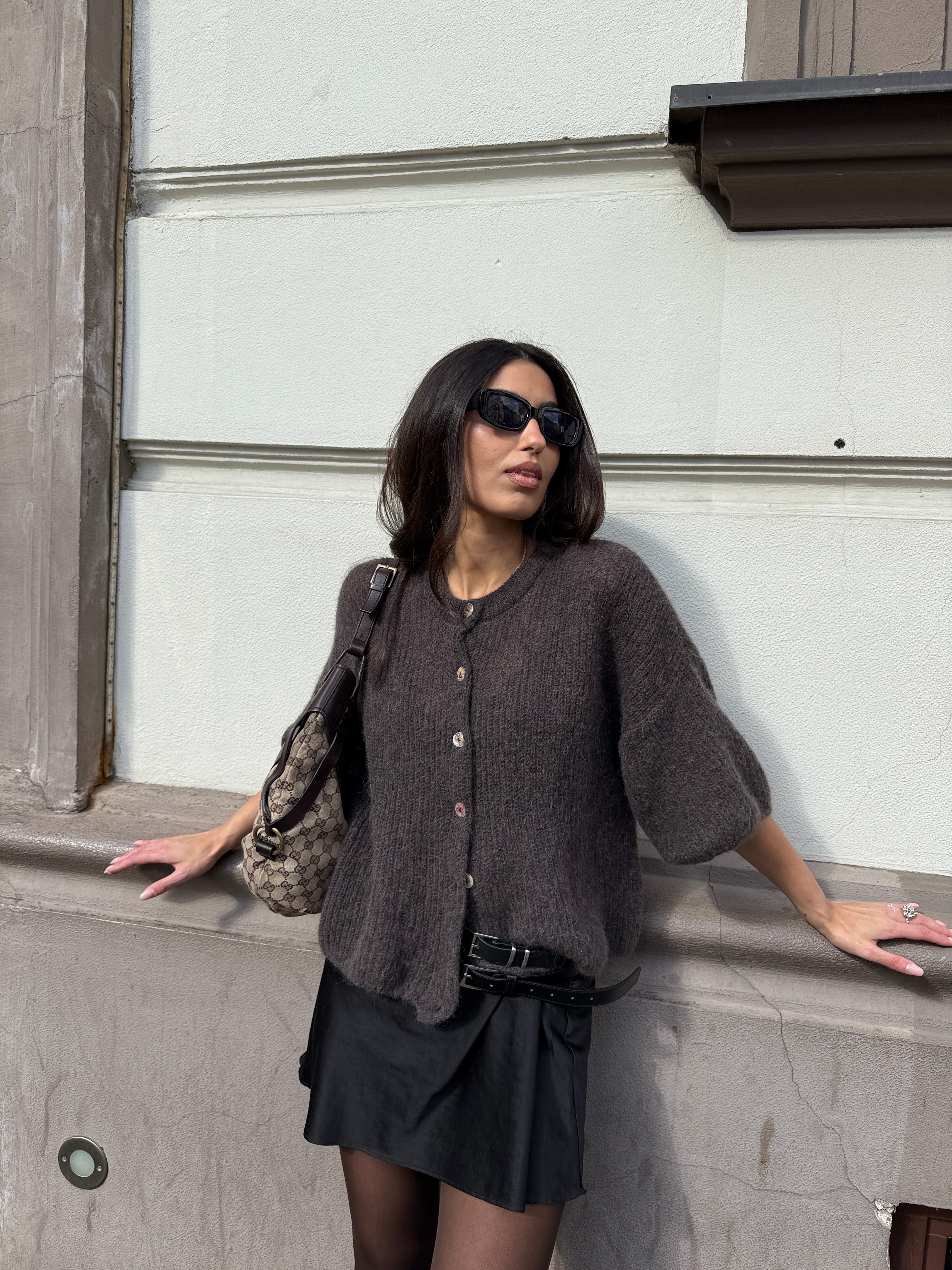 SOFT ROME Mohair and Merino Wool Sweater White