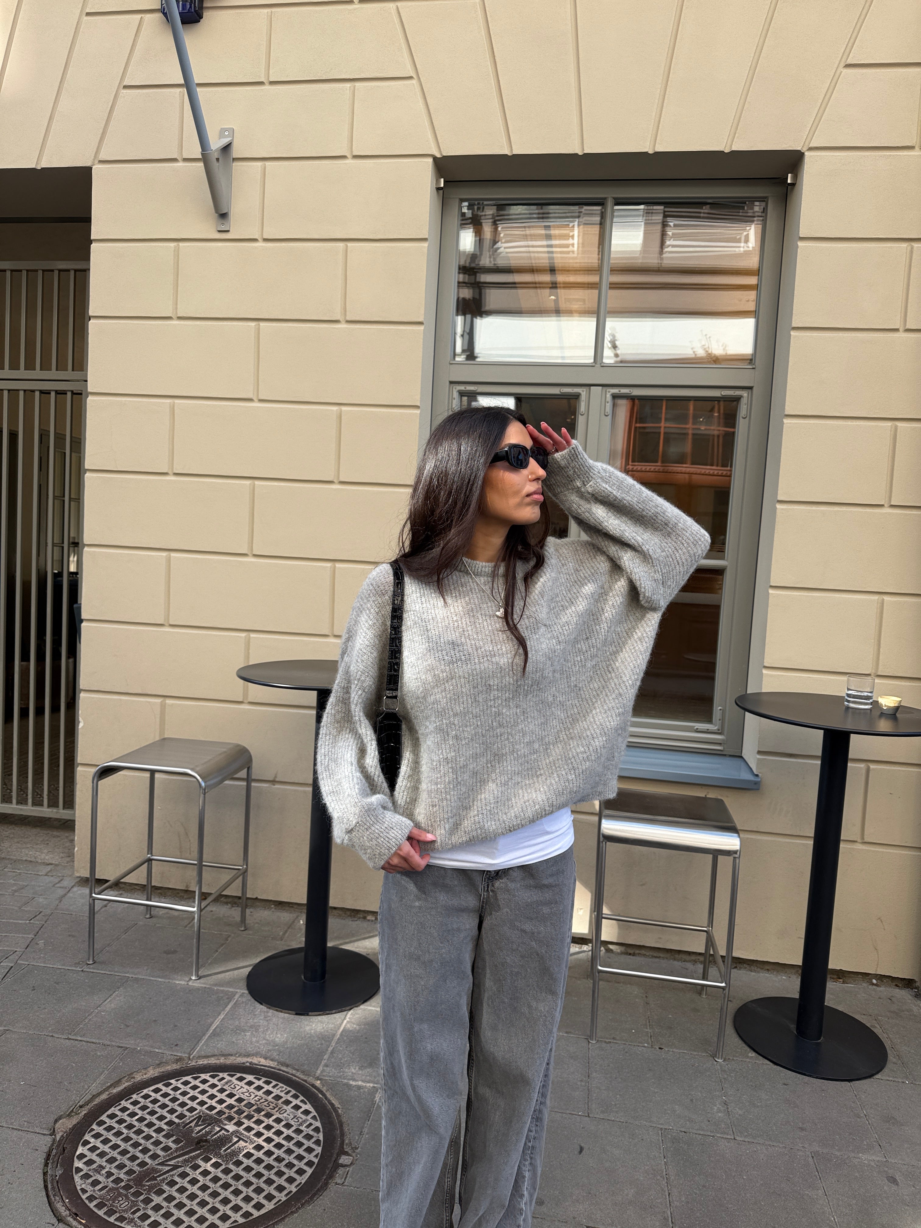 SOFT ROME Mohair and Merino Wool Sweater White