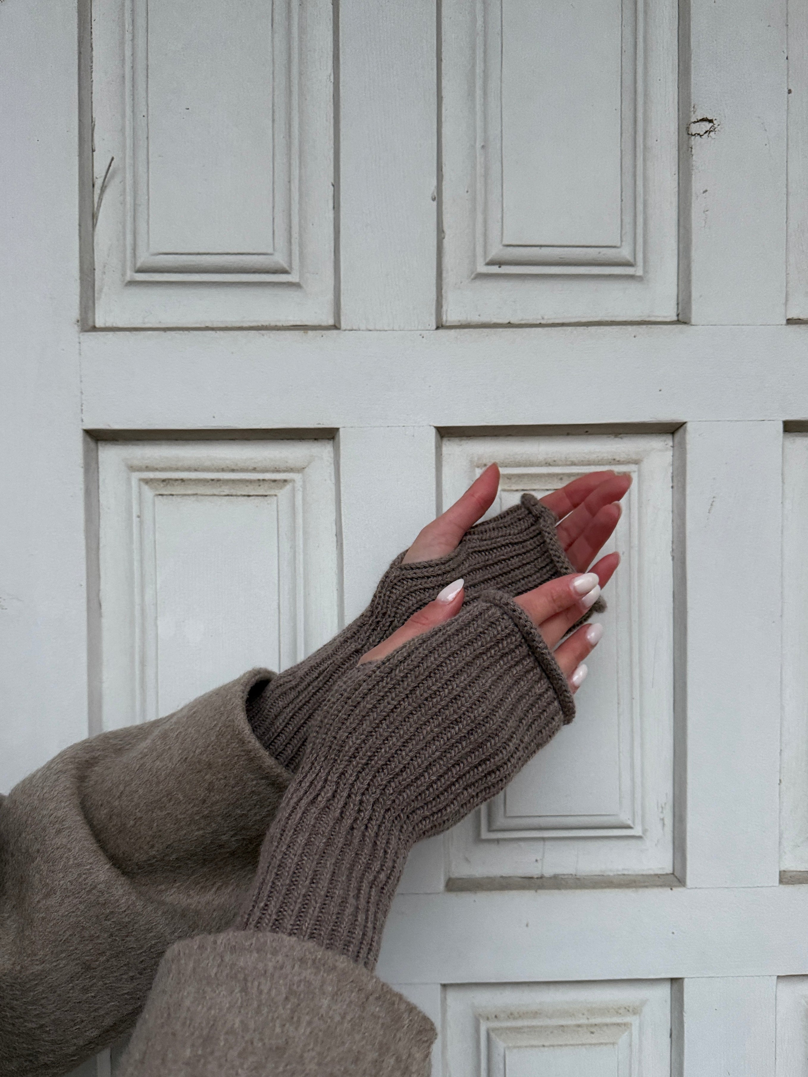 OSLO Merino Vilnos ir Kašmyro Šaliko ir Kepurės Rinkinys Šviesiai Ruda