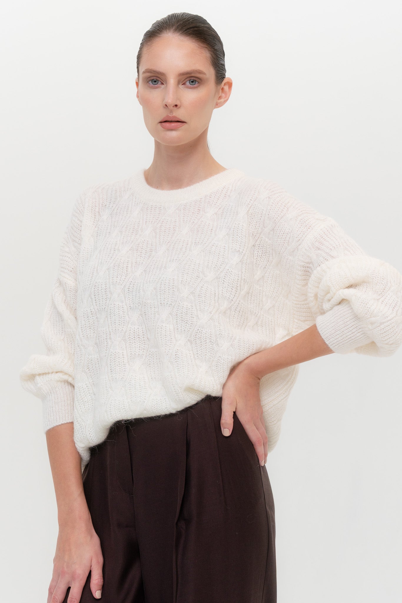 MATERA Alpaca and Merino Wool Sweater
