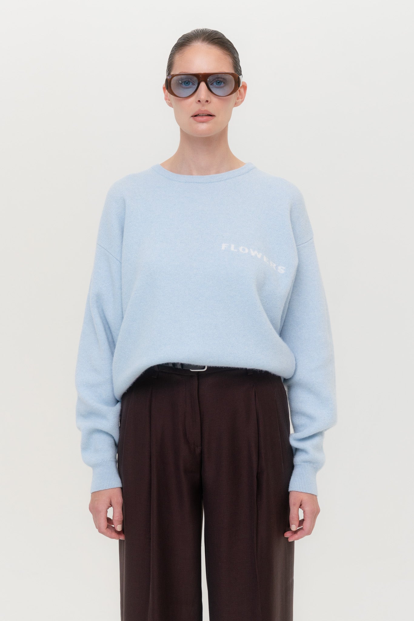 FLOWER Cashmere and Merino Wool Sweater
