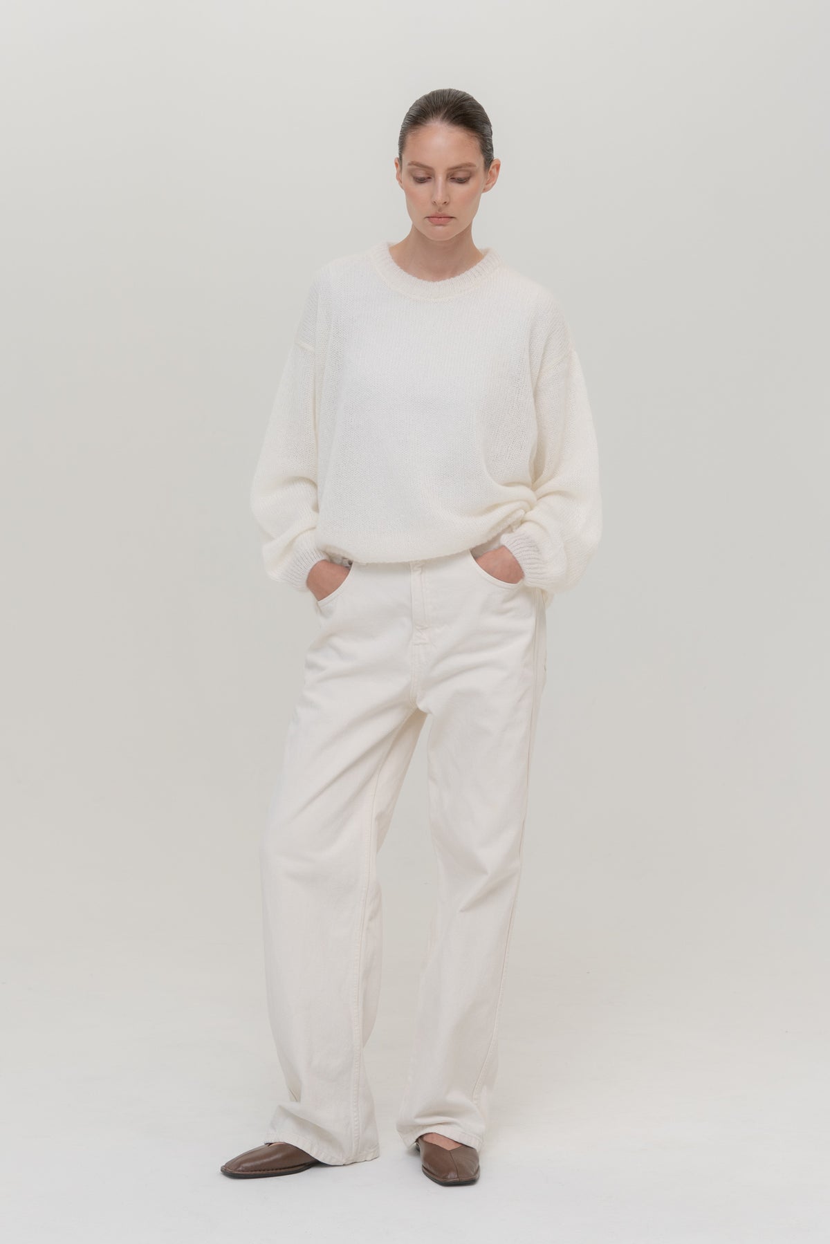 SOFT ROME Moheros ir Merino Vilnos Megztinis