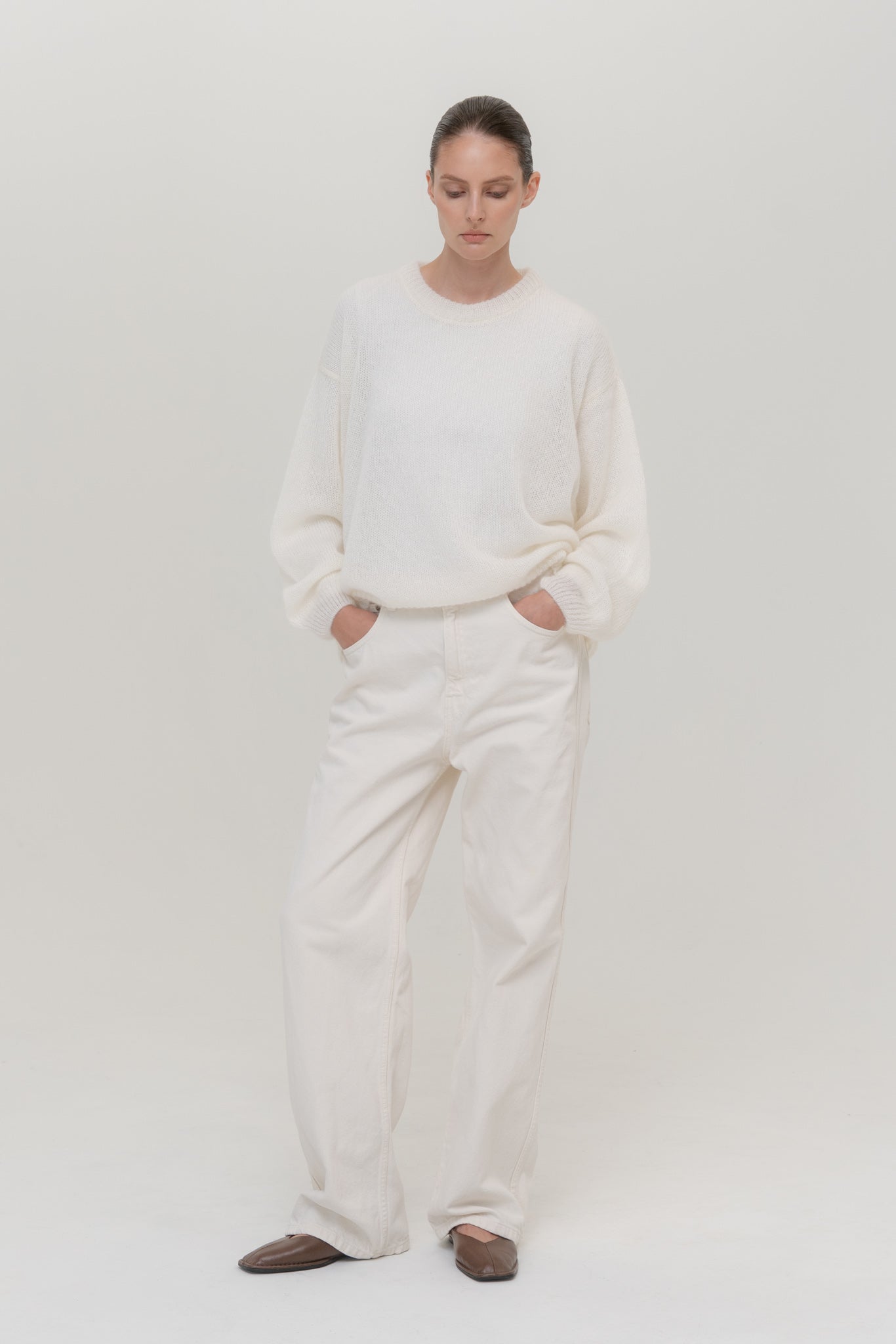 SOFT ROME Mohair and Merino Wool Sweater