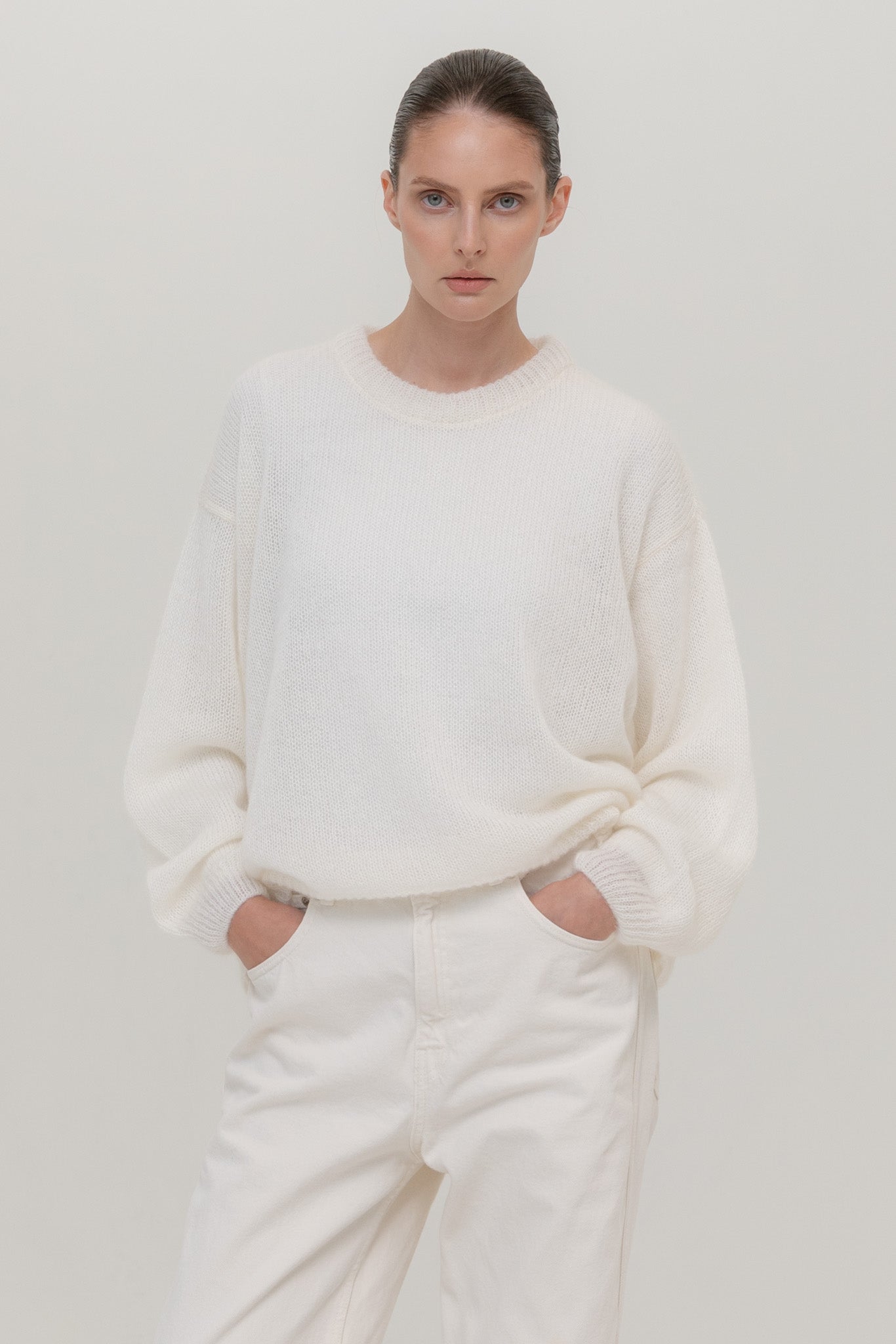 SOFT ROME Mohair and Merino Wool Sweater