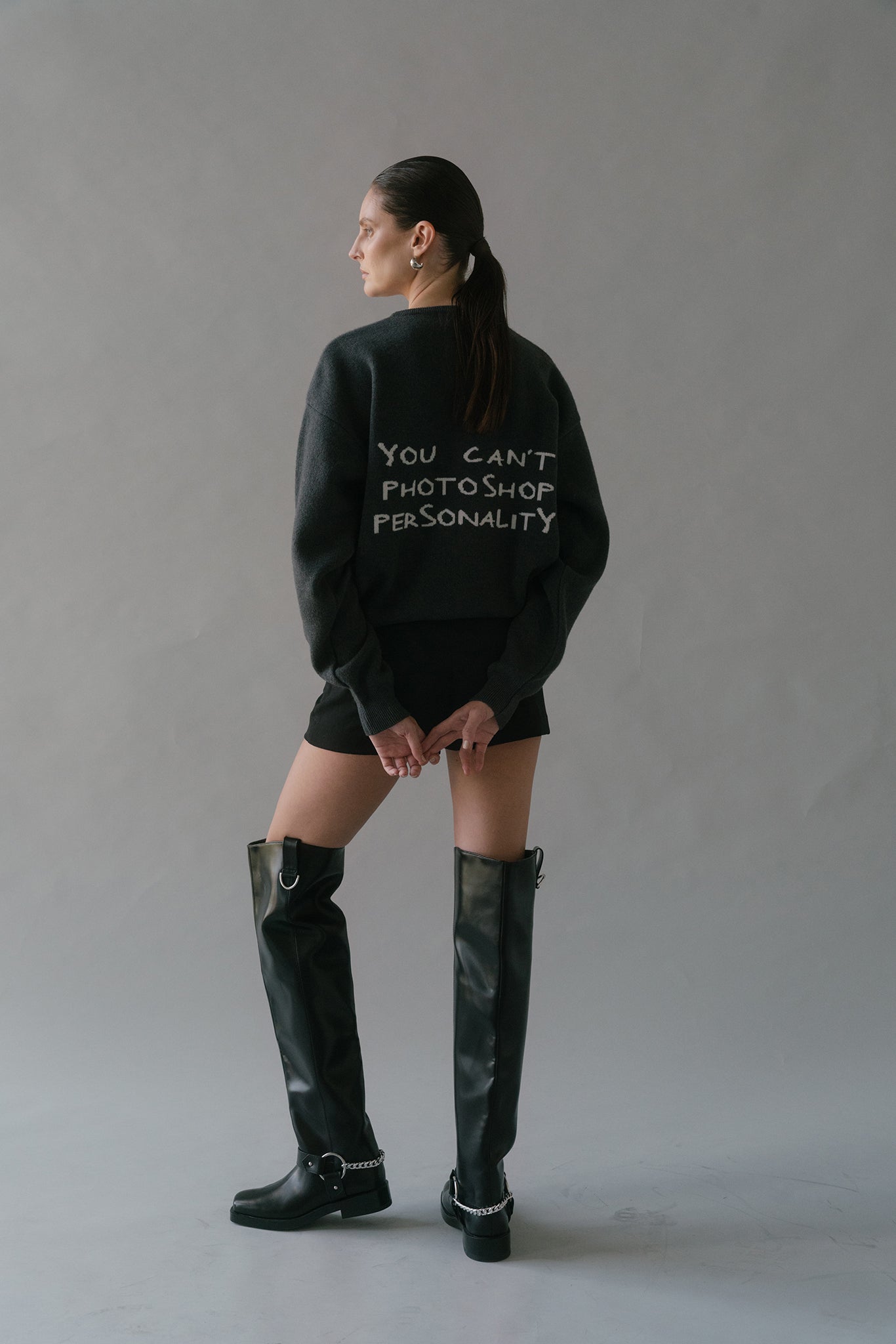 PERSONALITY Cashmere and Merino Wool Sweater