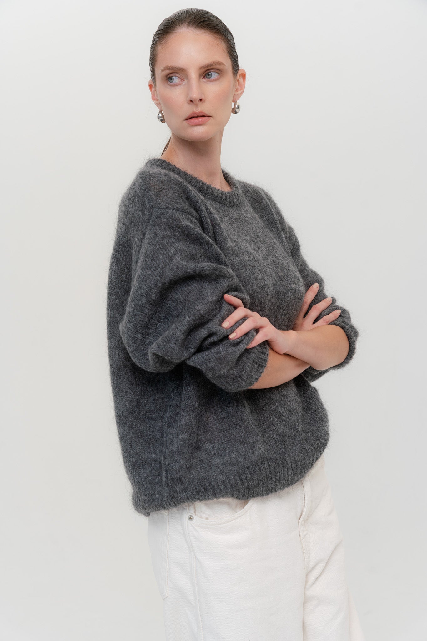 SOFT ROME Mohair and Merino Wool Sweater