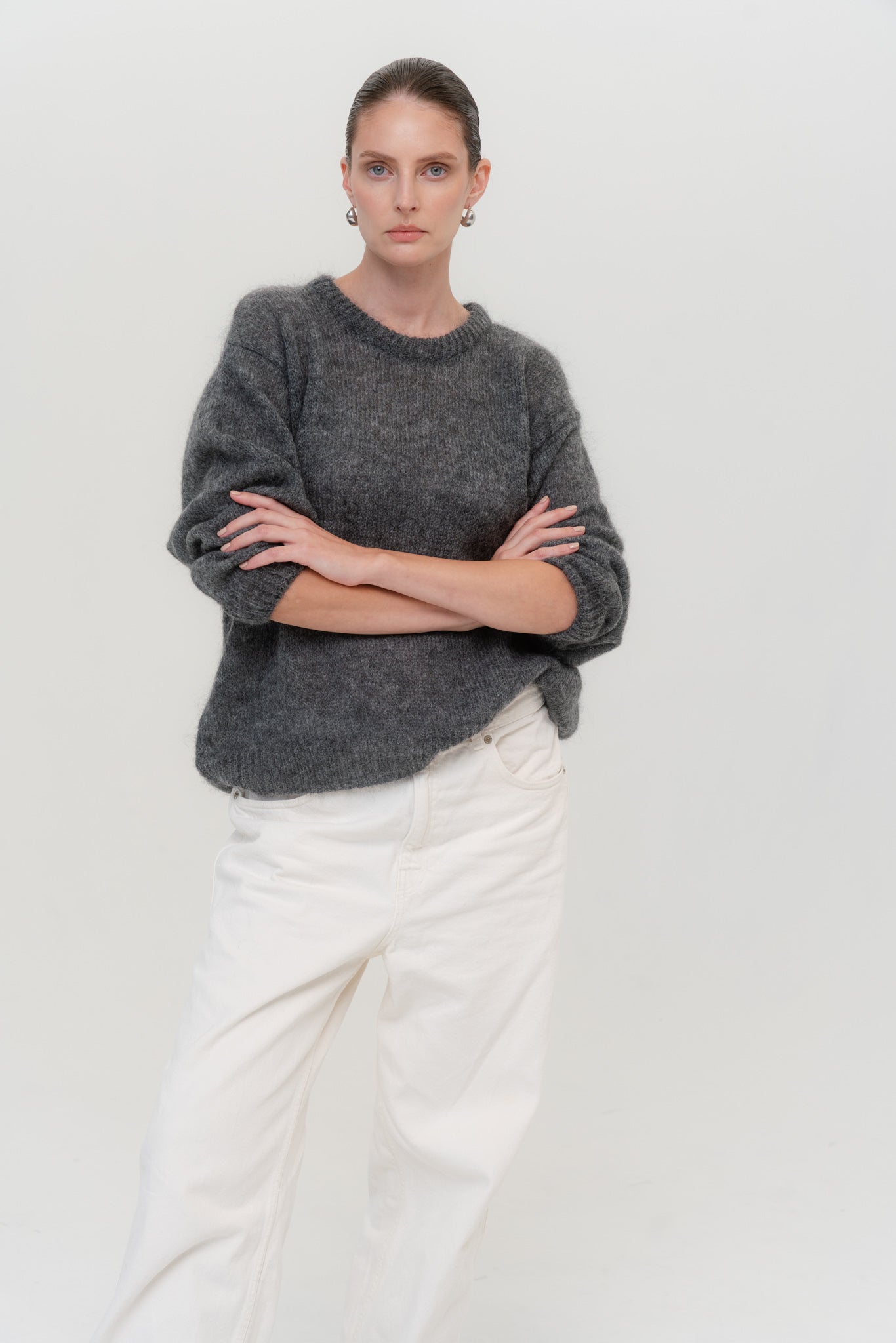 SOFT ROME Mohair and Merino Wool Sweater
