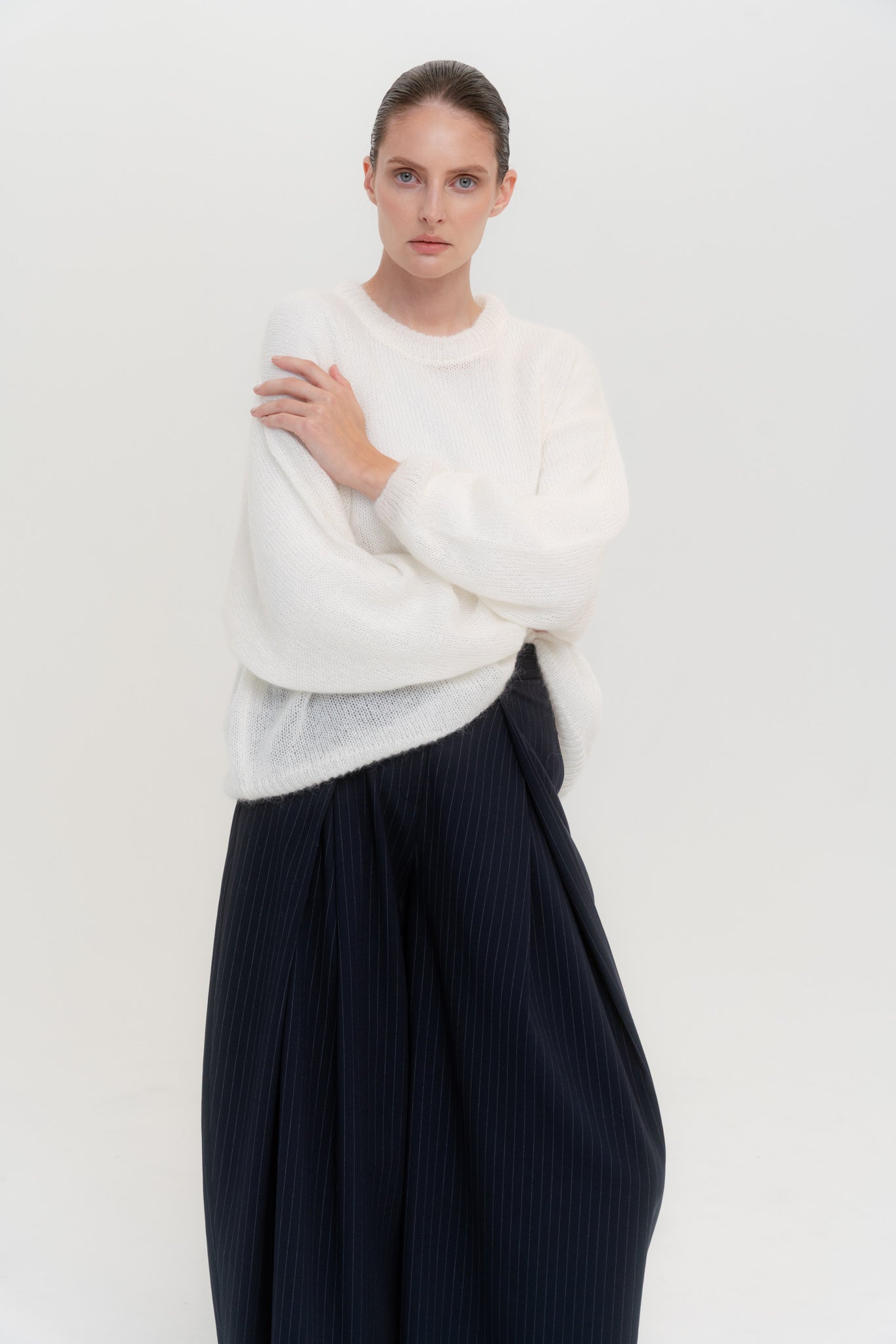 SOFT ROME Mohair and Merino Wool Sweater