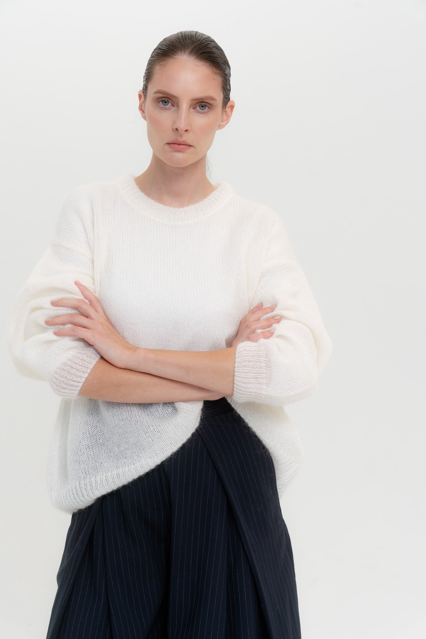 SOFT ROME Mohair and Merino Wool Sweater