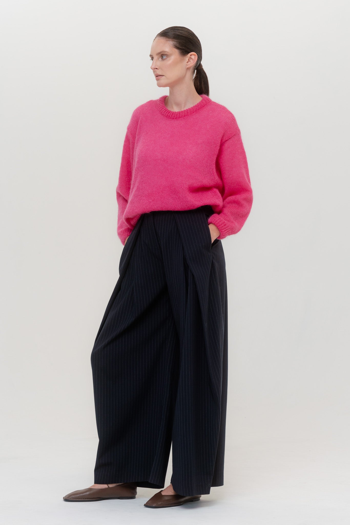 SOFT ROME Mohair and Merino Wool Sweater