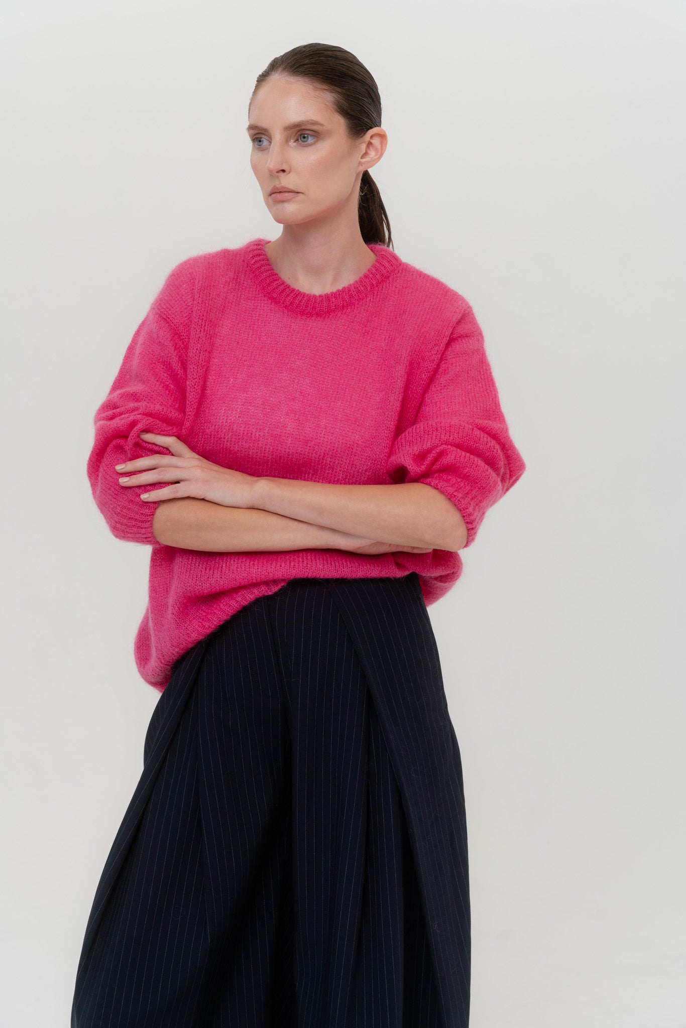 SOFT ROME Mohair and Merino Wool Sweater