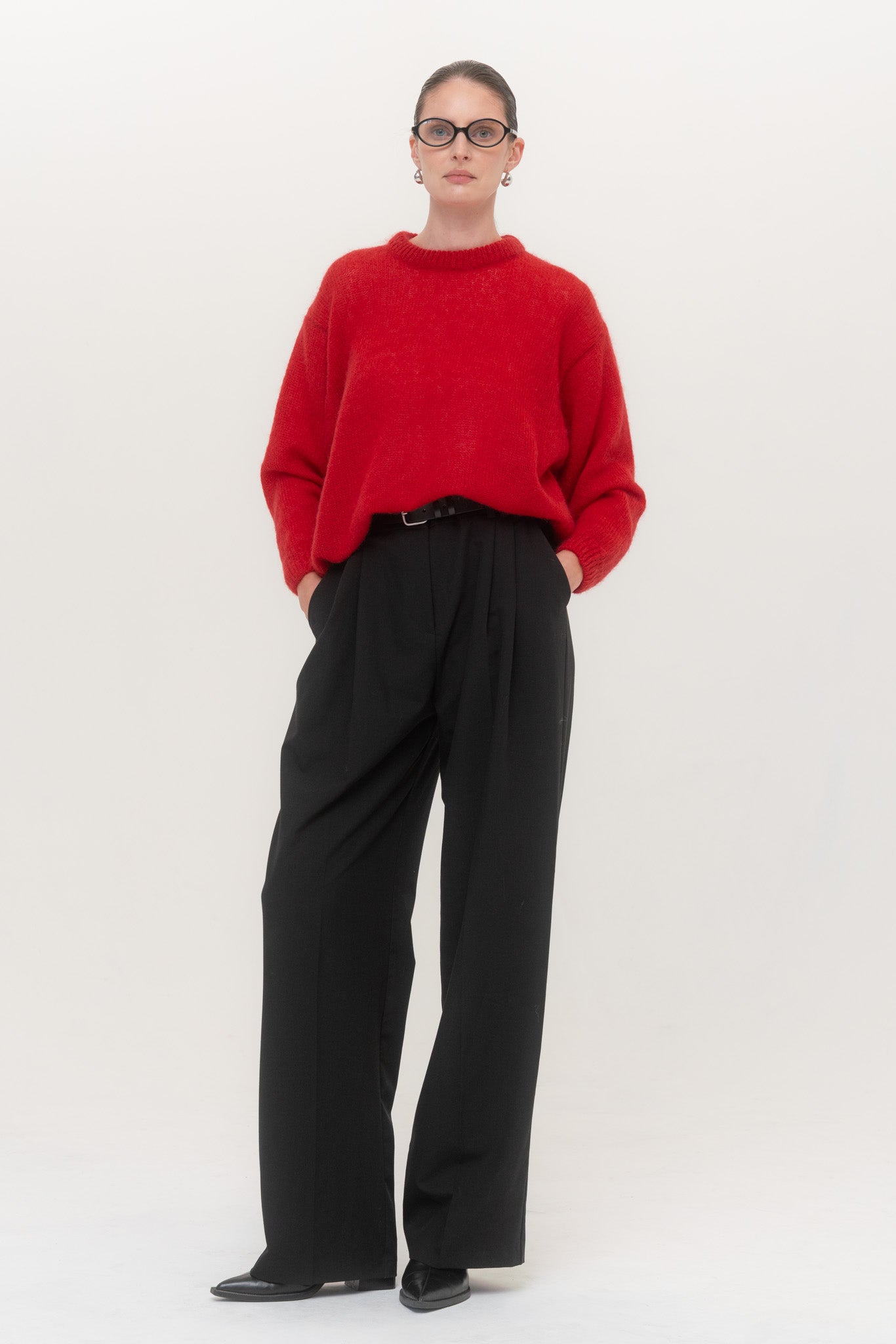 SOFT ROME Mohair and Merino Wool Sweater