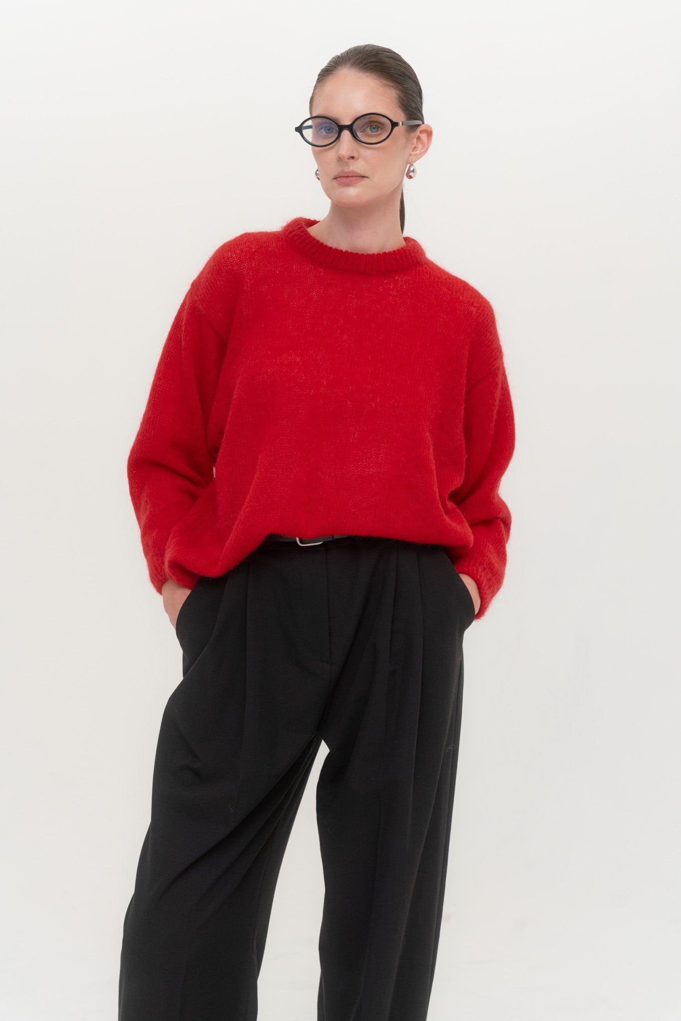 SOFT ROME Mohair and Merino Wool Sweater