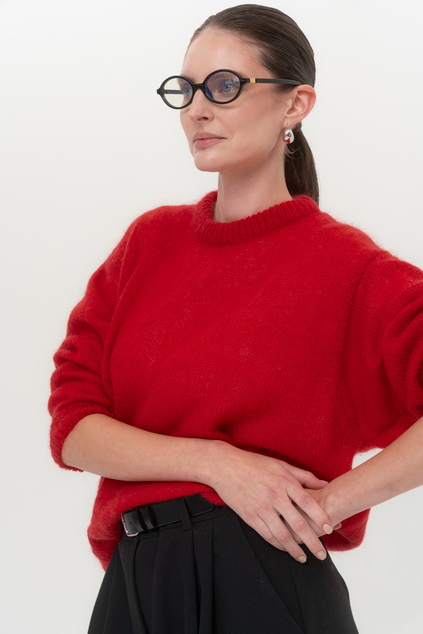 SOFT ROME Mohair and Merino Wool Sweater